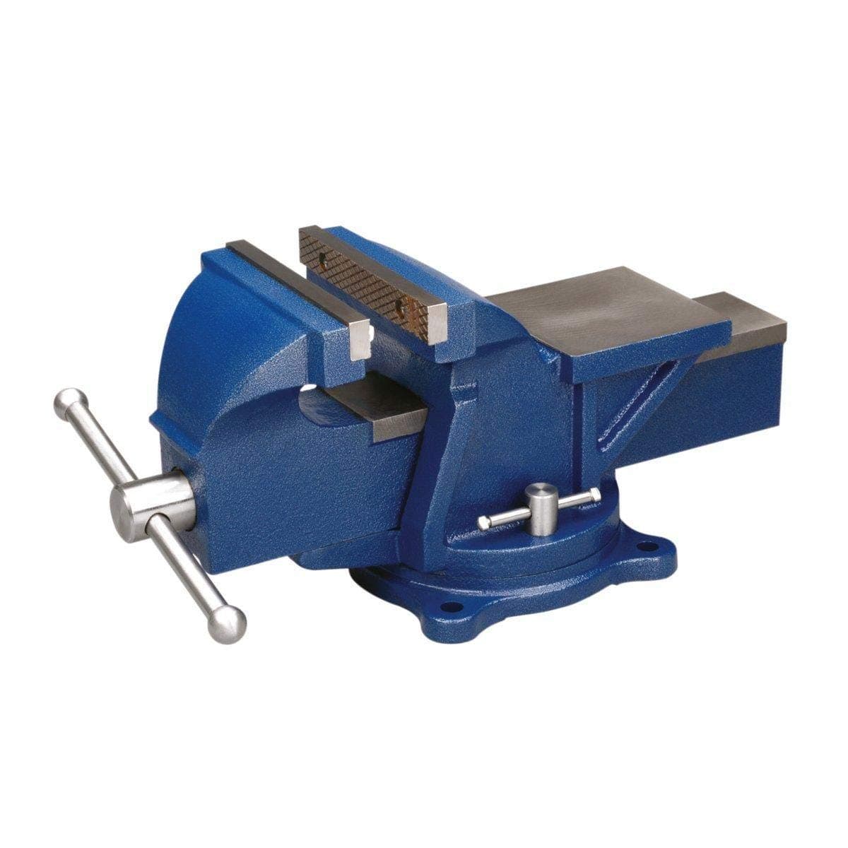 Heavy Duty Bench Vise (3in, Blue)