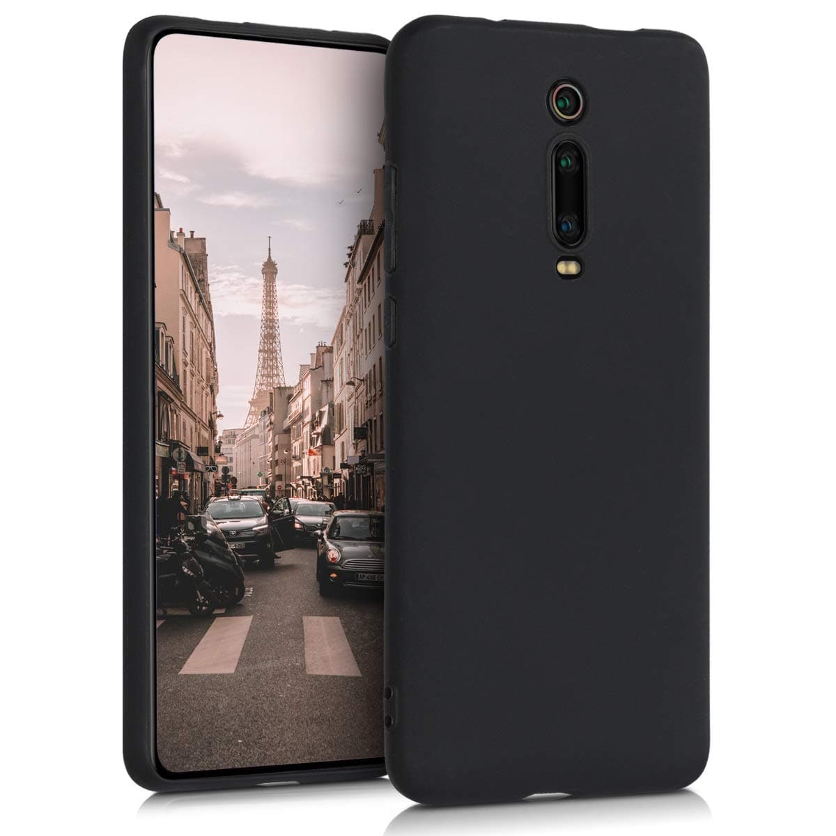 - kwmobile Case Compatible with Xiaomi Mi 9T (Pro) / Redmi K20 (Pro) Case - Protective Slim TPU Phone Cover - Soft Matte Finish - Black Matte