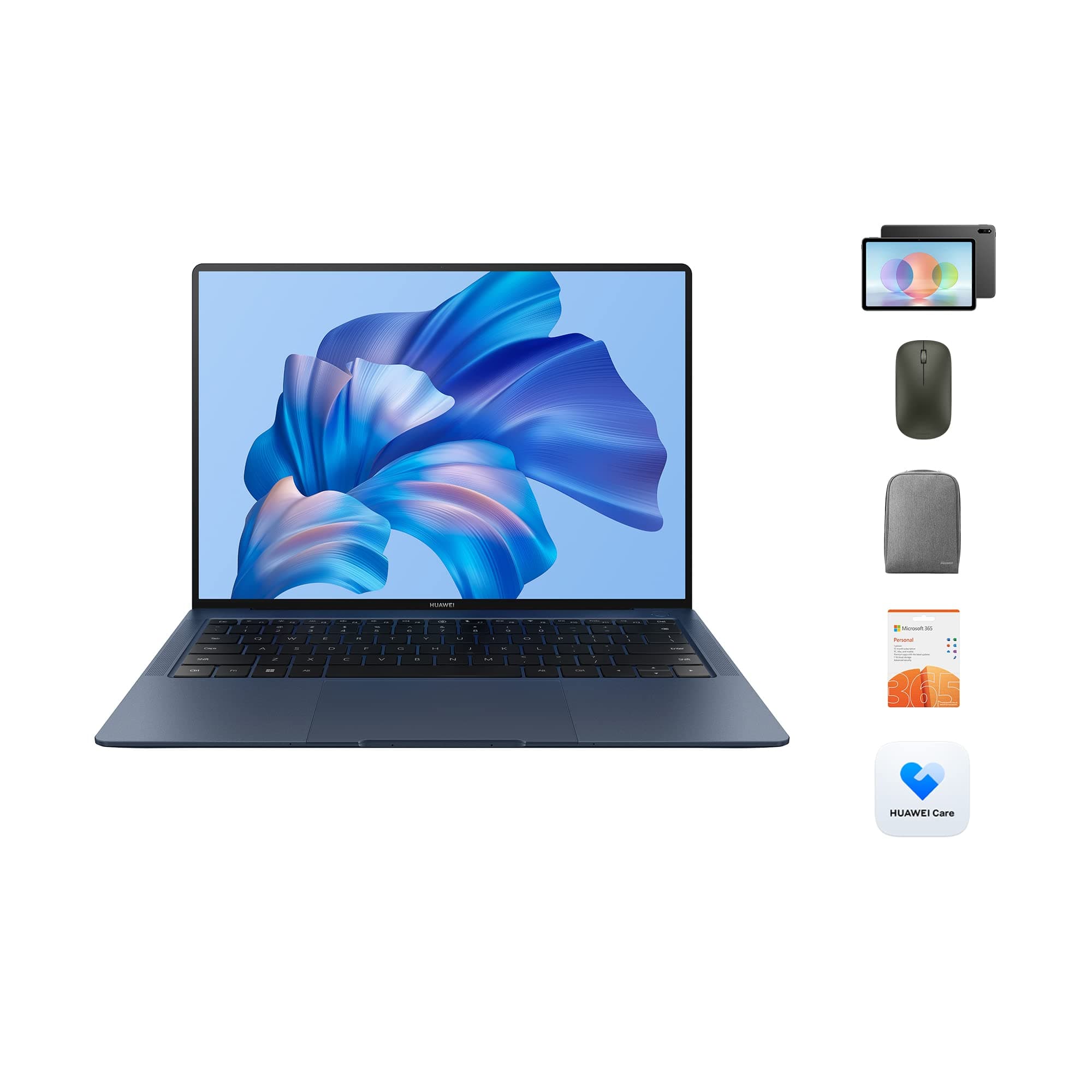 HUAWEI MateBook X Pro 2022, 12th Gen Intel Core i7-1260P Processor, 14.2 Inches FullView Touchscreen Notebook, 16GB RAM, 1TGB SSD, Skin-Soothing Metallic Body, Windows 11, Super Device, Ink Blue