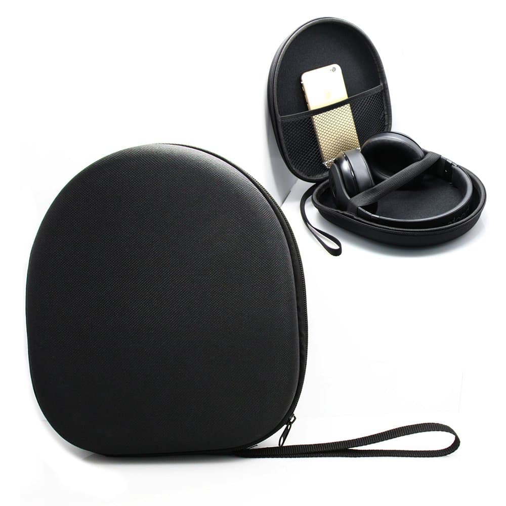 Large Headphone Case Universal Portable Protective Cover Pouch Bag Storage Box (21CM x 19CM x 6CM)