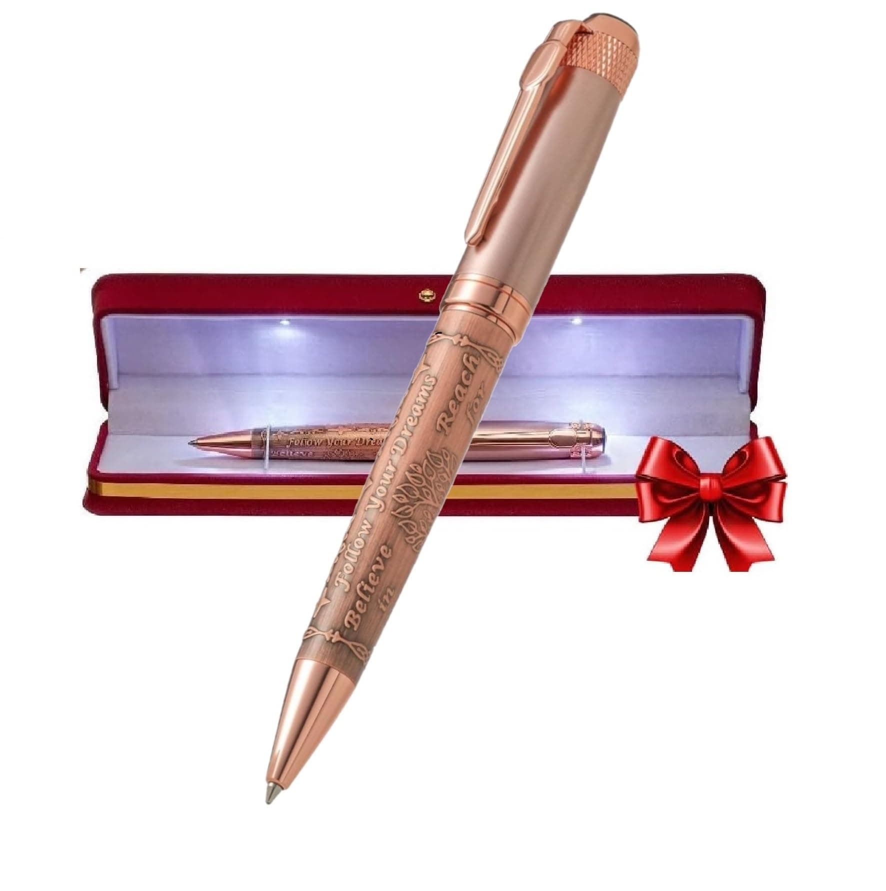 Golden Rose With Gift Box