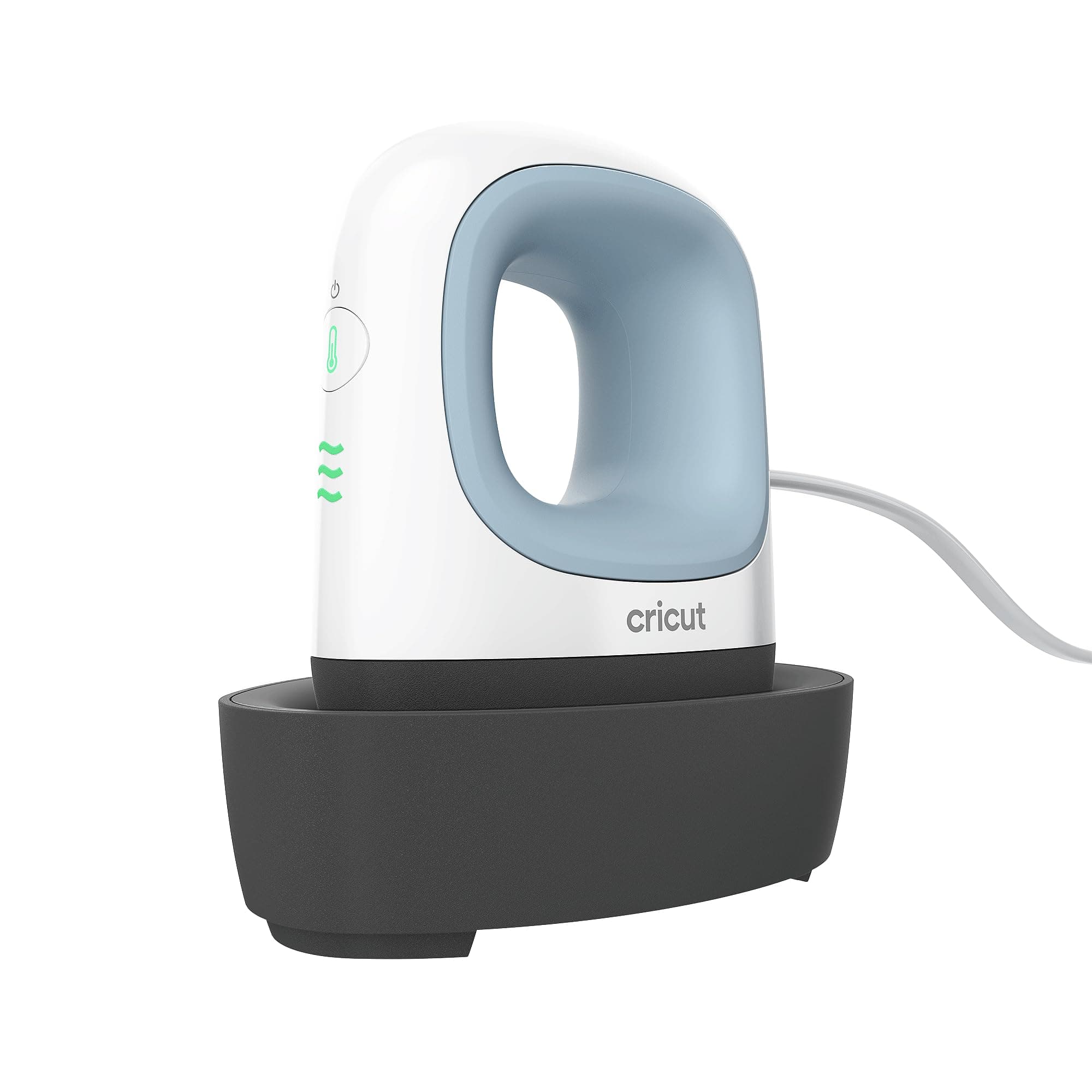 EasyPress Mini for Heat-Pressing Small Objects like Shoes, Stuffed Animals, Hats and More, Features 3 Heat Settings & Precision Tip, Ceramic-Coated Heat Plate, Compact & Lightweight, Zen Blue