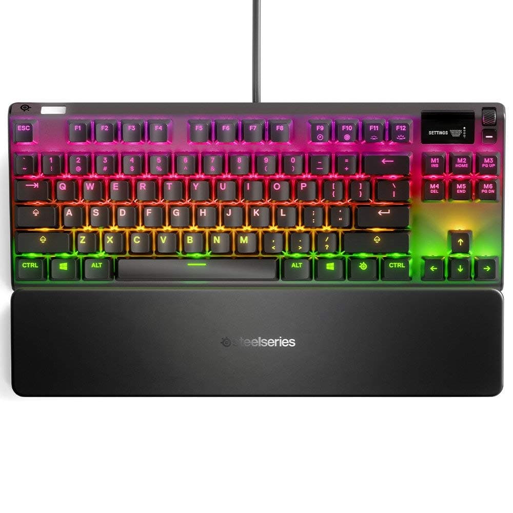 Apex 7 TKL - Mechanical Gaming Keyboard - OLED Display - Red Switches - American (QWERTY) Layout