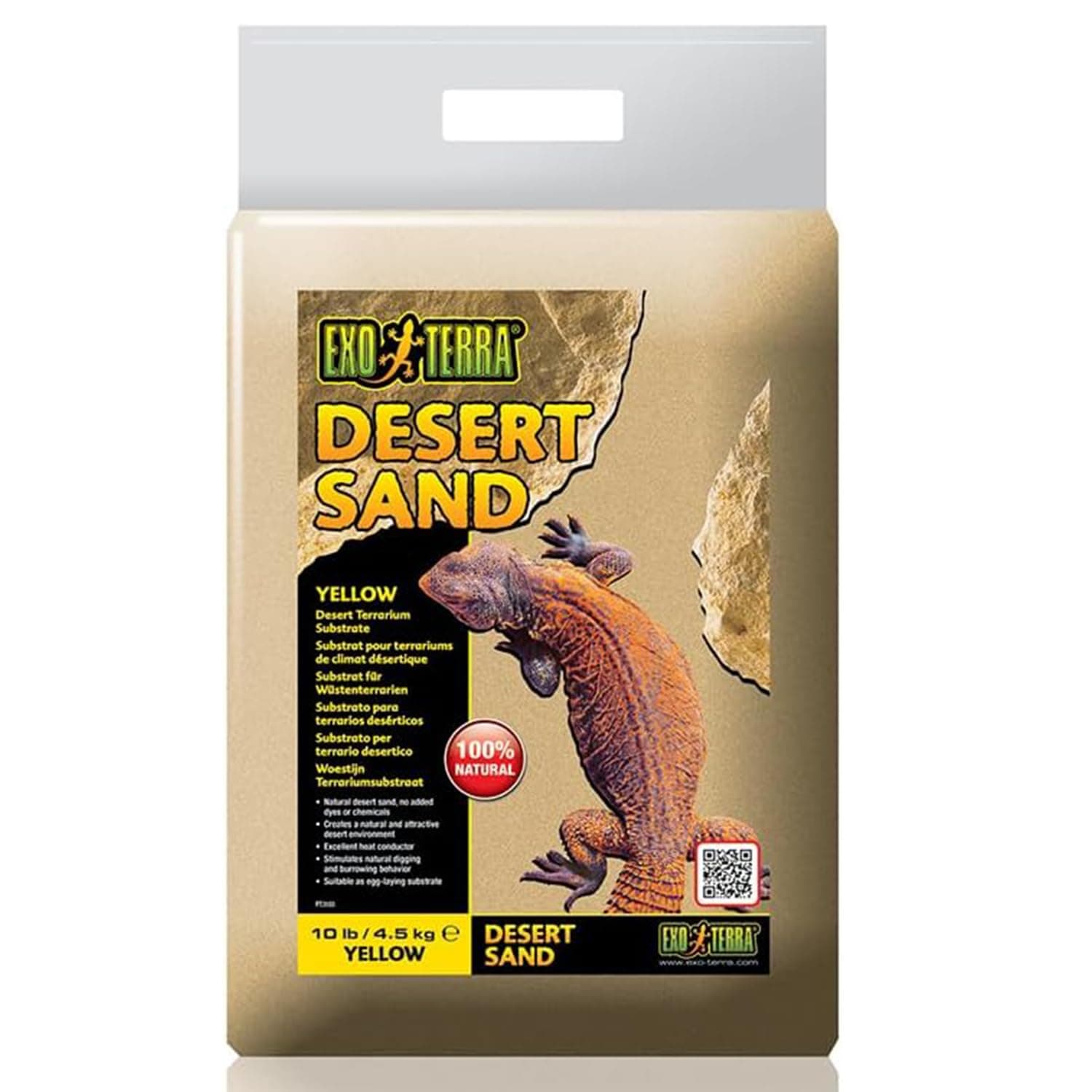 Exo Terra Desert Sand, 10-Pound, Yellow