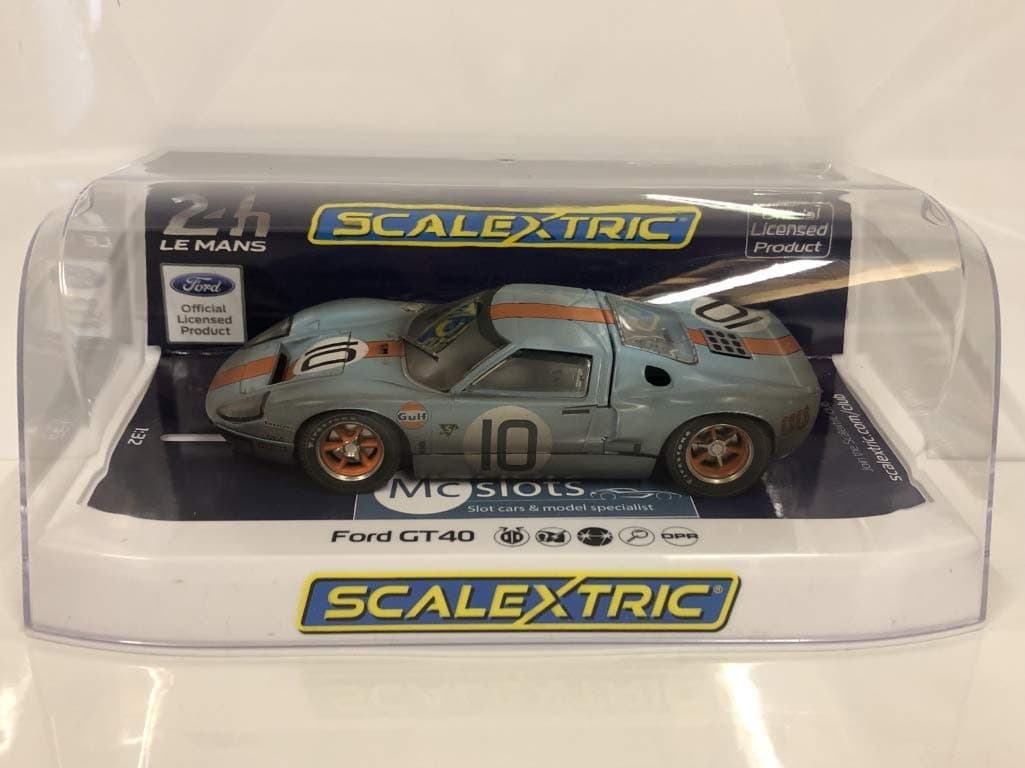 Scalextric Ford GT40 Gulf #10 Weathered