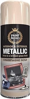 Paint Factory Metallic Paint Champagne Gold, 400 ml
