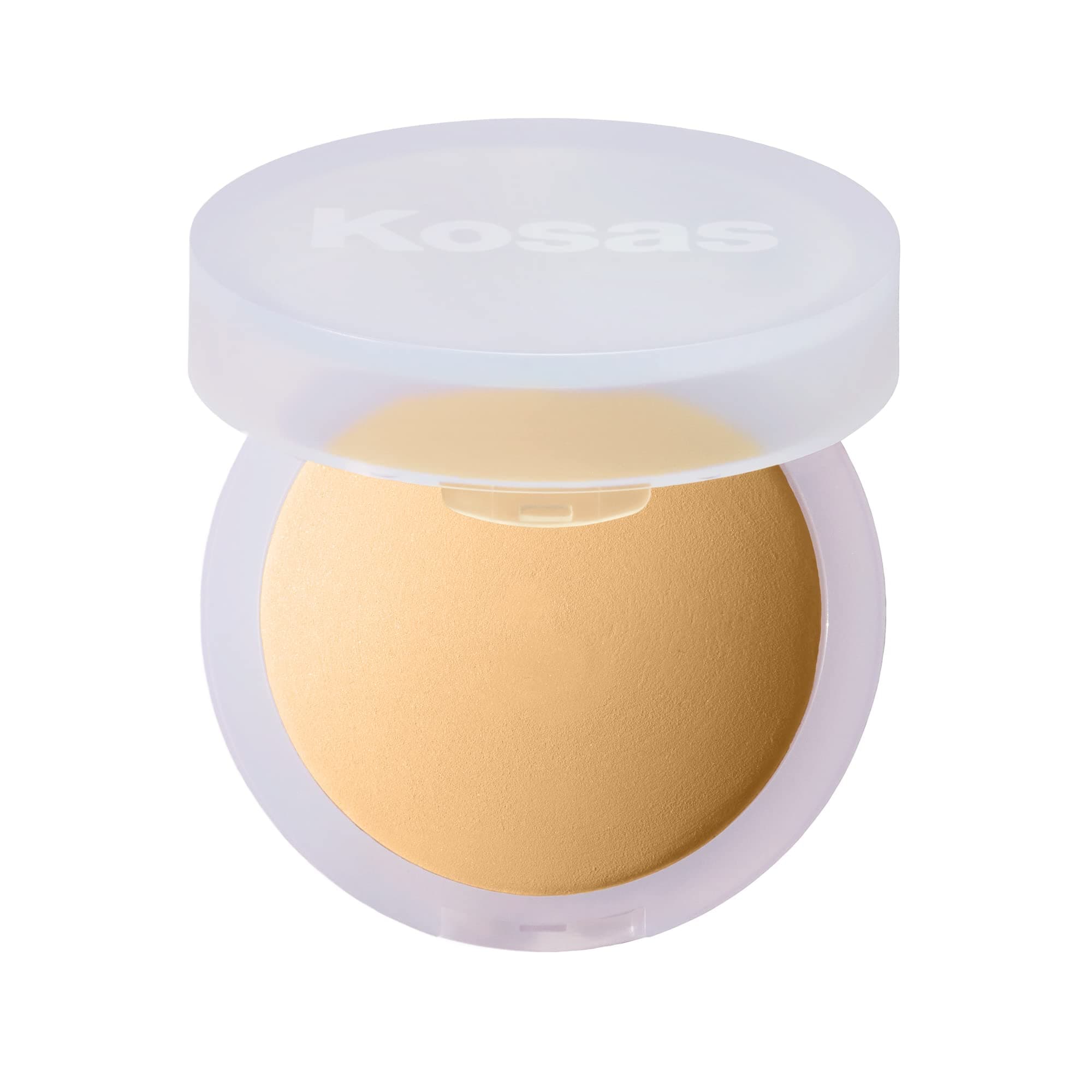 Kosas Cloud Set Pressed Setting Powder – Translucent Shine Control Face Powder, Soft Matte Finish, Cushiony (Sheer Golden Medium)