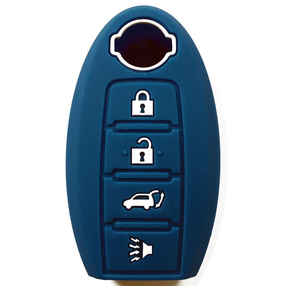 Dark Blue Remote Sleeve for Nissan 4 Button by First Midwest