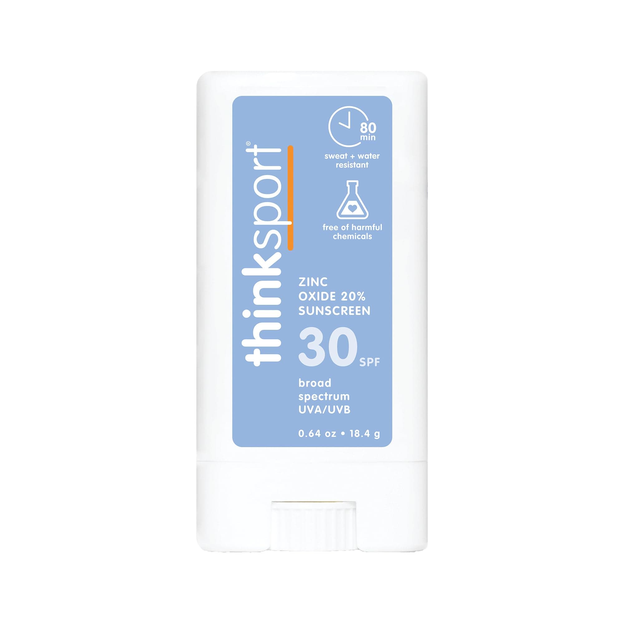 Thinksport, Sunscreen Stick, SPF 30, 0.64 oz (18.4 g)