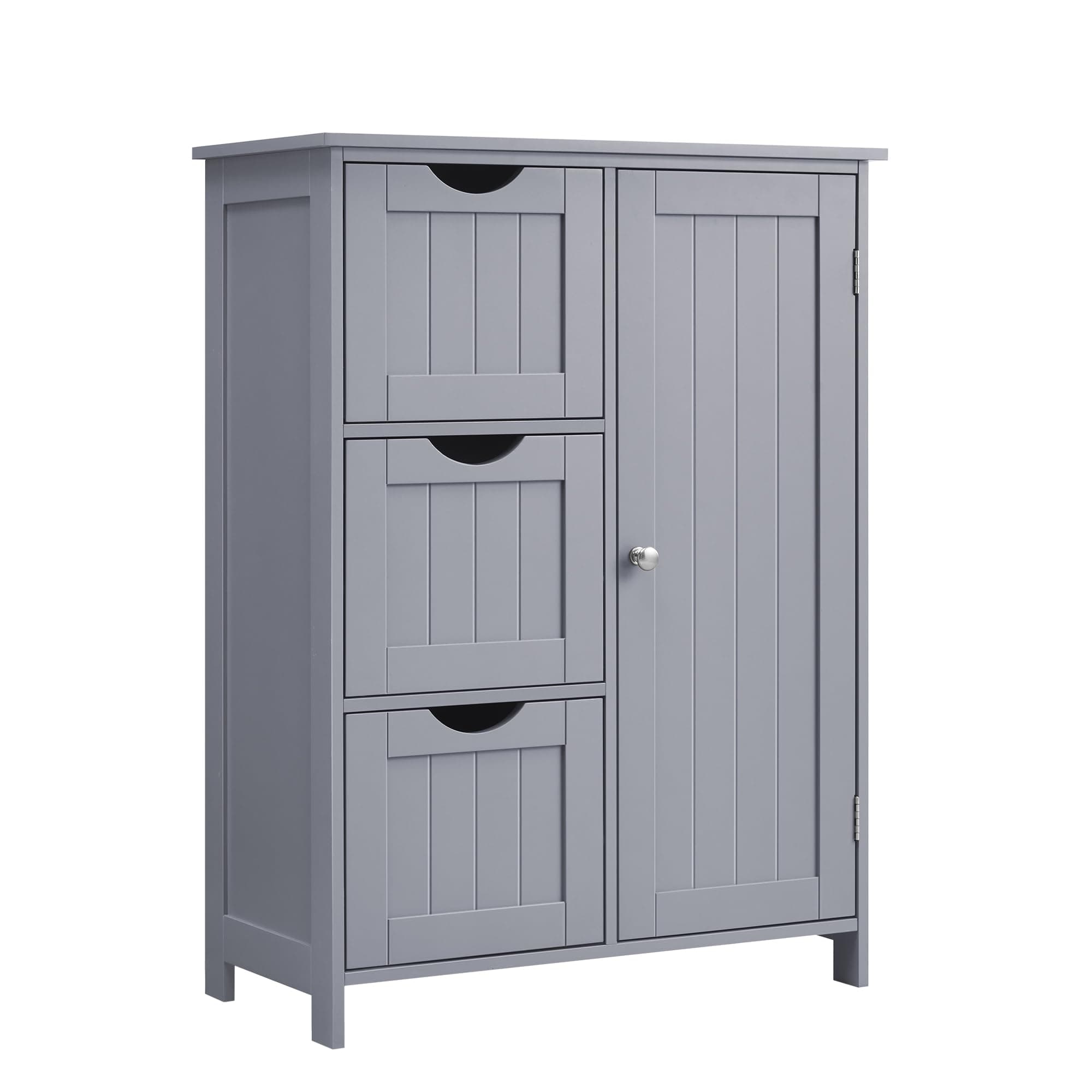VASAGLE, Grey Bathroom Cabinet, UBBC049G02