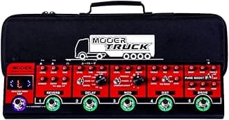 Red Truck Combined Multi Effects Multiple Stompbox, Tranditional Guitar Effects Pedalboard