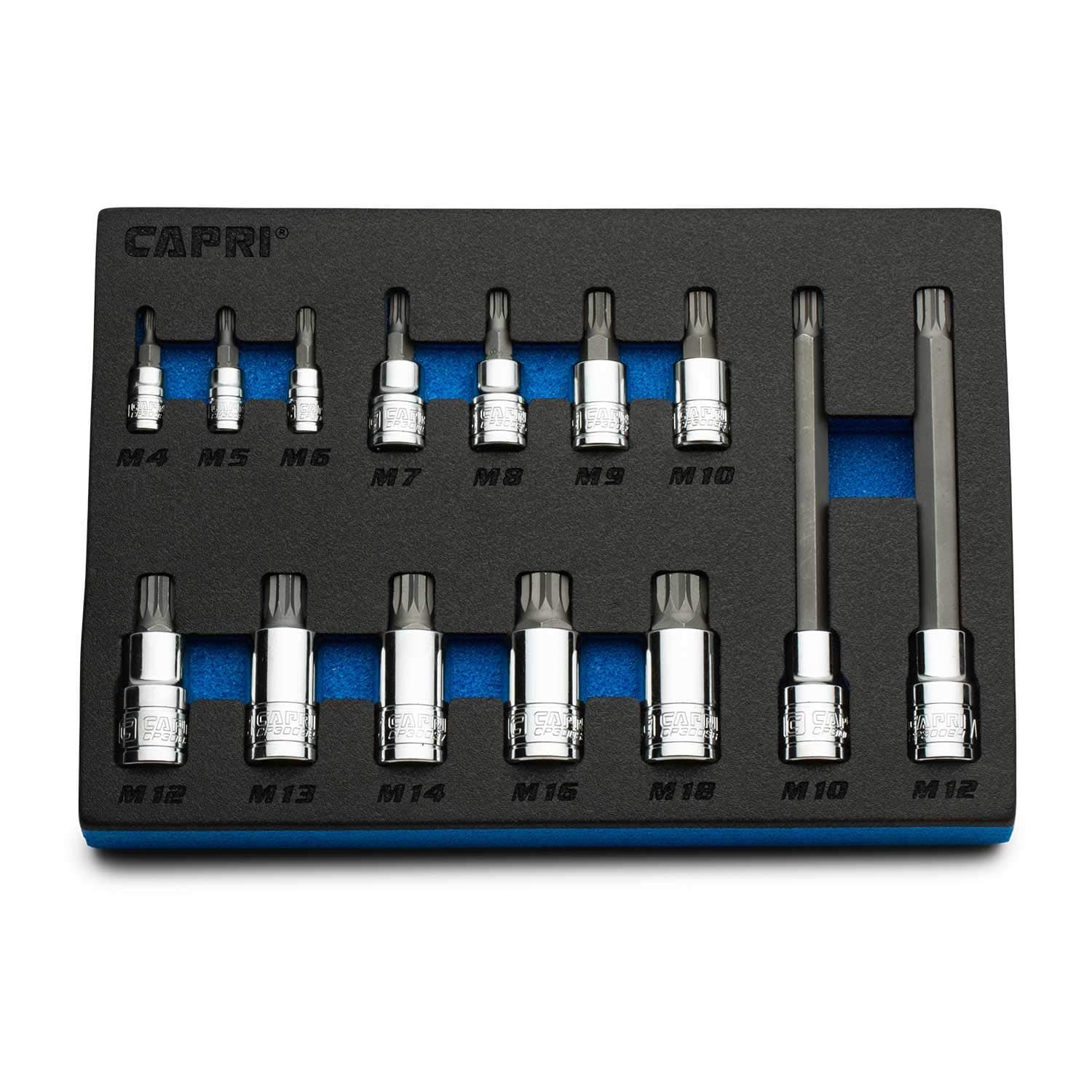 XZN Triple Square Bit Socket Set, 14-Piece (XZN Bit Set/Master)