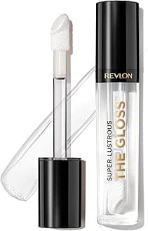 Revlon Super Lustrous Lip Gloss, High Impact Lipcolor with Moisturizing Creamy Formula, Infused with Agave, Moringa Oil, & Cupuacu Butter, Crystal Clear (200)