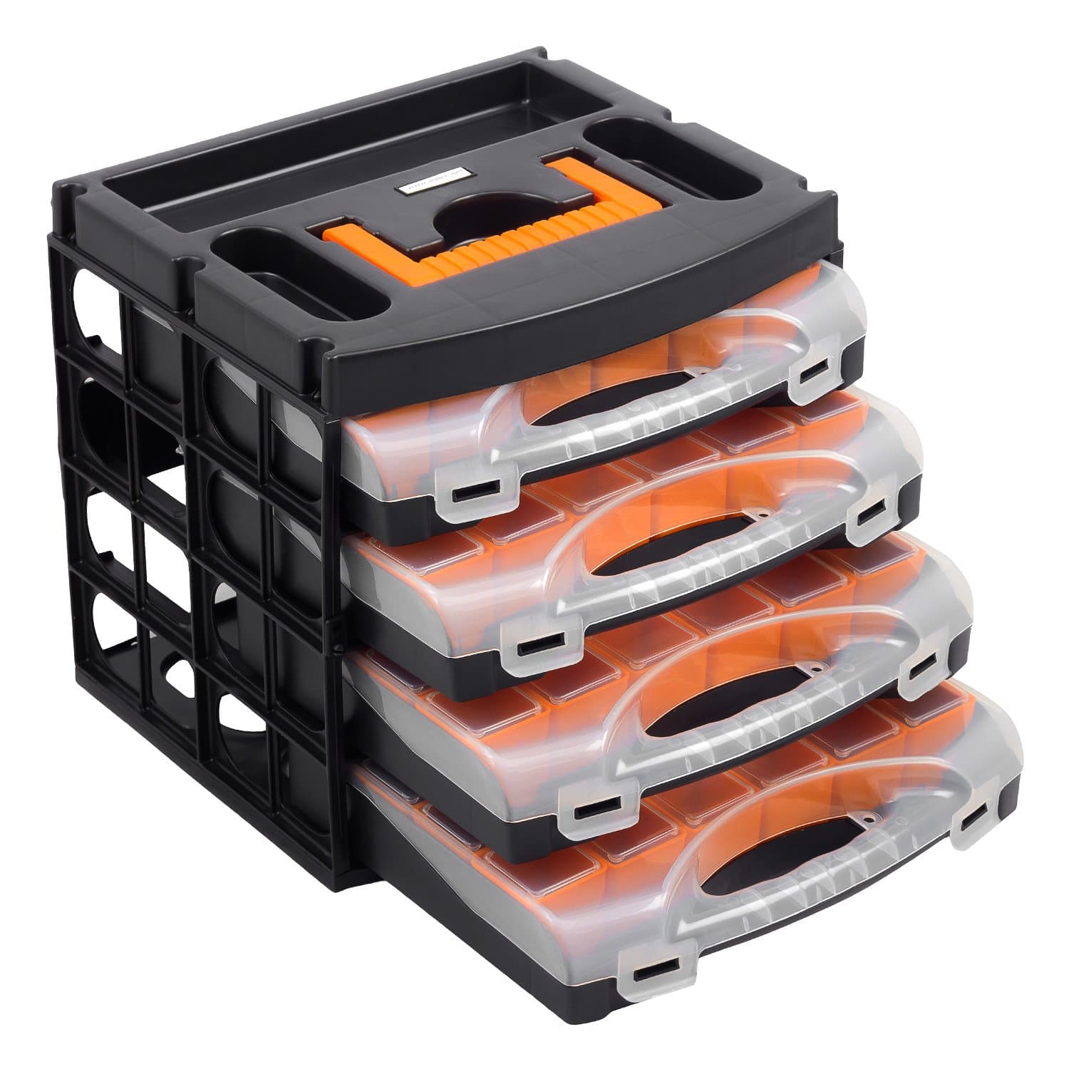 Assortment case, Assortment Box with 4 Organisers, 56100