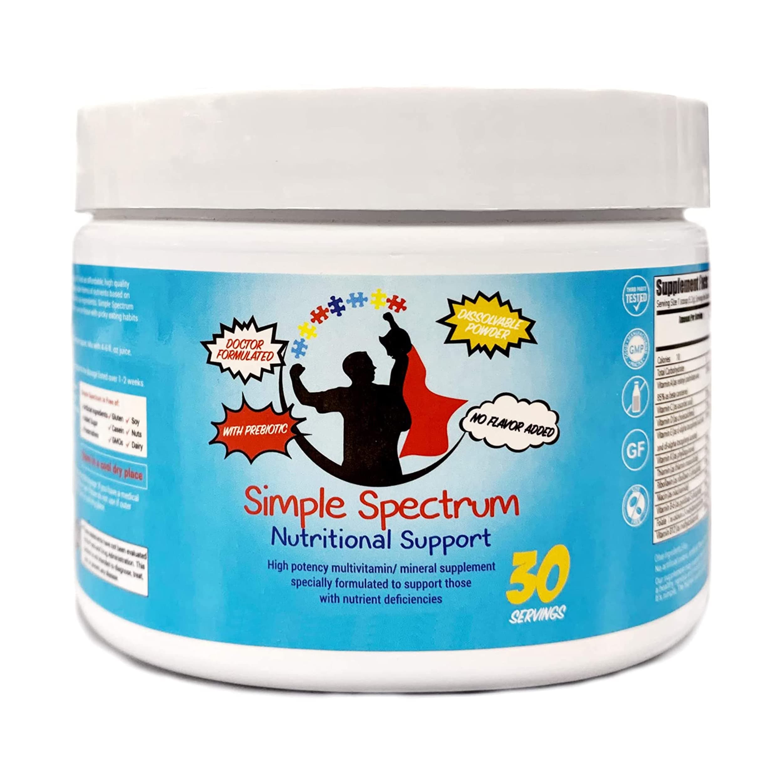Vitamin Supplement, Nutritional Support, No Added Sugars or Artificial Ingredients