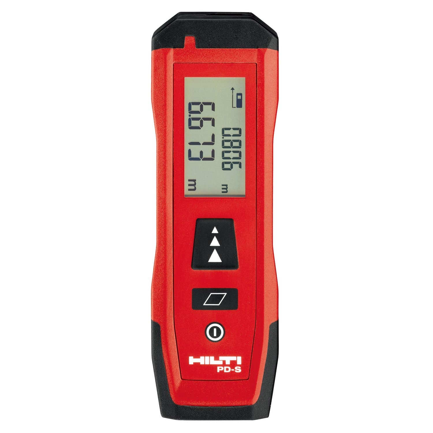 PD-S Laser Distance Meter 60M/197ft, Handheld Range Measure Meter Rangefinder Diastimeter with Area Measurement, Range Finder Highlight Display Measuring Tool
