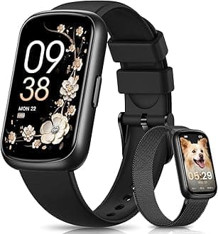 DEKELIFEFitness Tracker, Smart Watches for Women/Men, 24/7 Heart Rate Monitor Watch with Sleep Tracker, Step Counter, 20+ Sport Modes Fitness Watches for Women/Men, Android Smart Watch for Phones