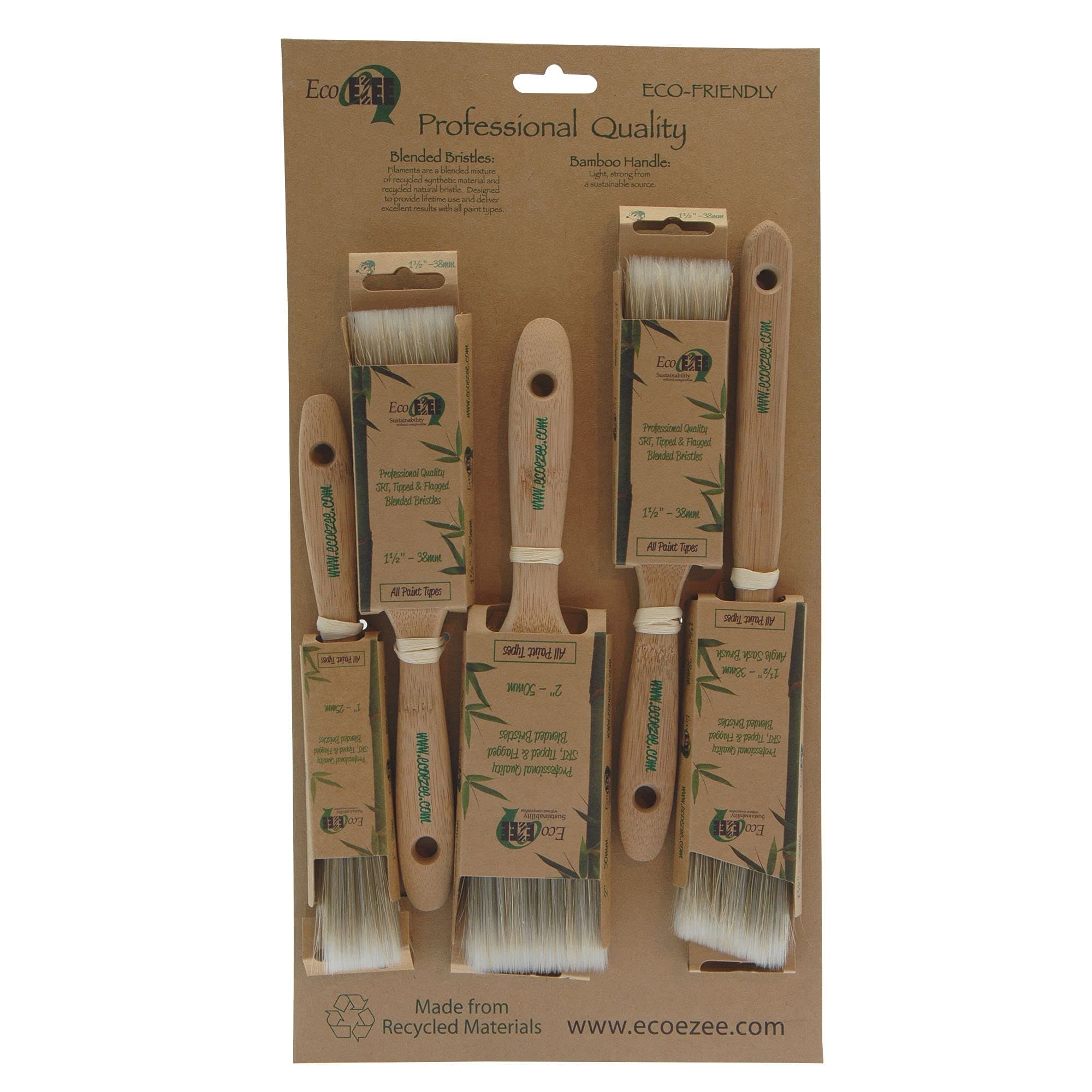 Kwast set - plat 5 stuks