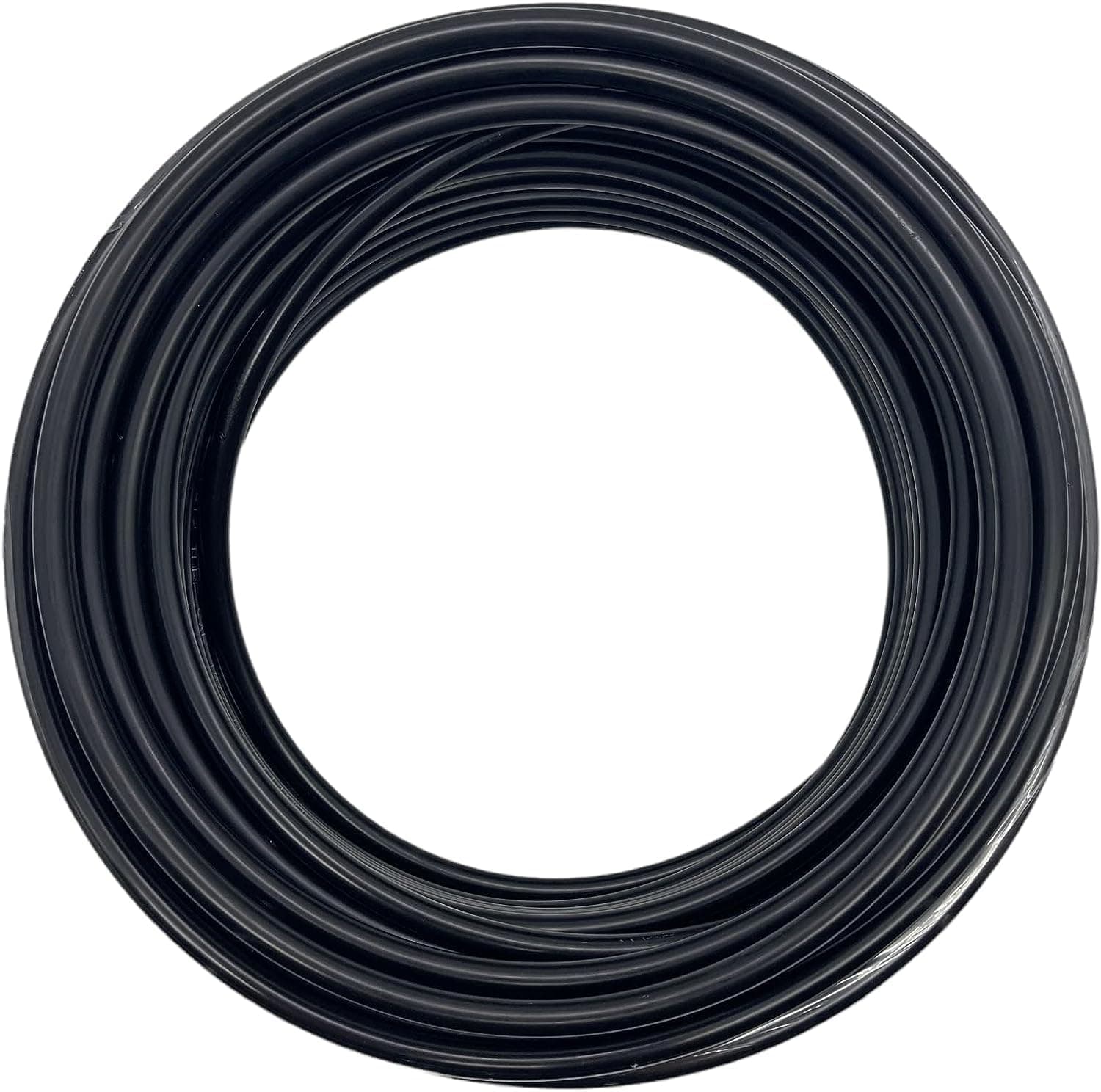Gapex 1/4" OD x 32.8 FT 10 Meter Black SAE J844 Polyamide 12 Nylon Air Brake Tubing DOT Approved | Pneumatic Nylon Air Line Hose for Air Brake System