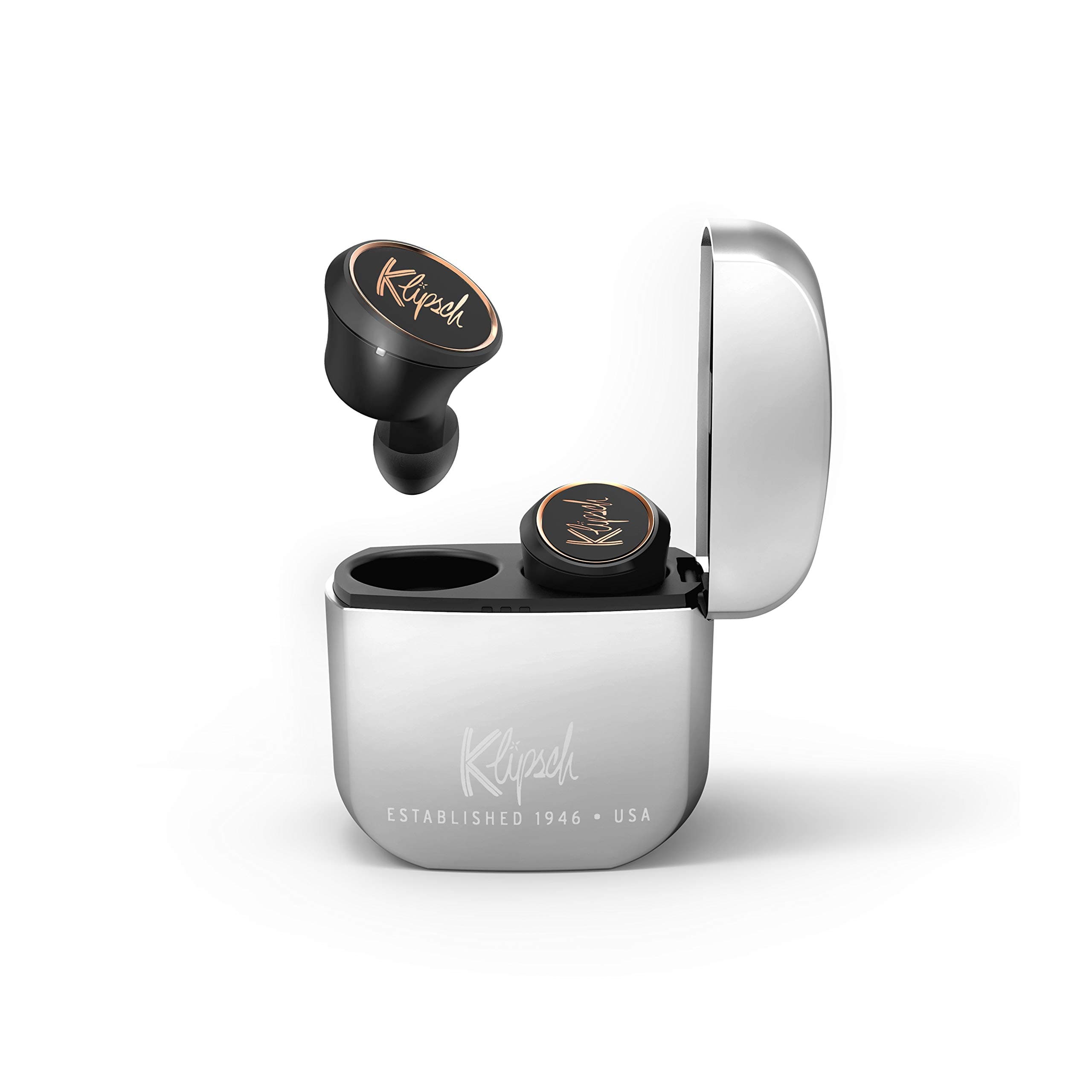 T5 True Wireless Earphones, Silver, S,M,L