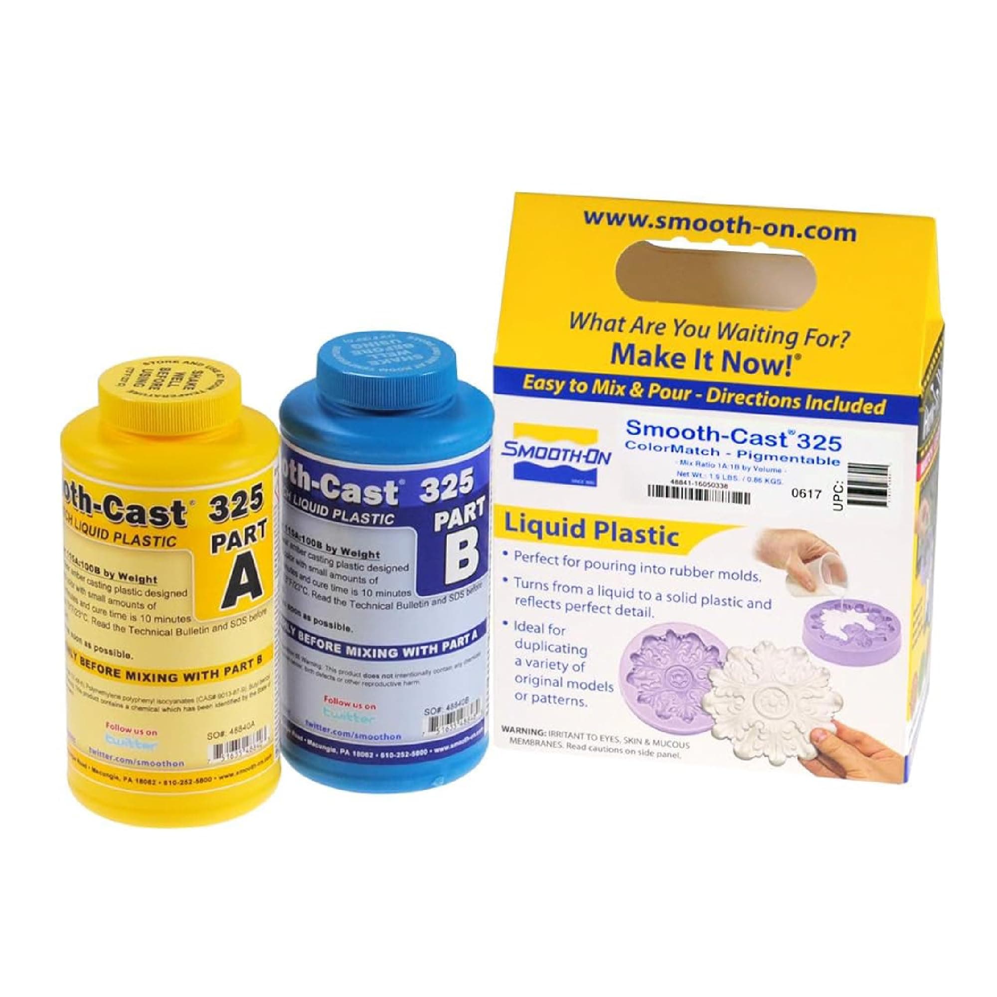 Smooth-Cast™ 325 ColorMatch™ Series: Low Viscosity Liquid Plastic Casting Resin - Pint Unit