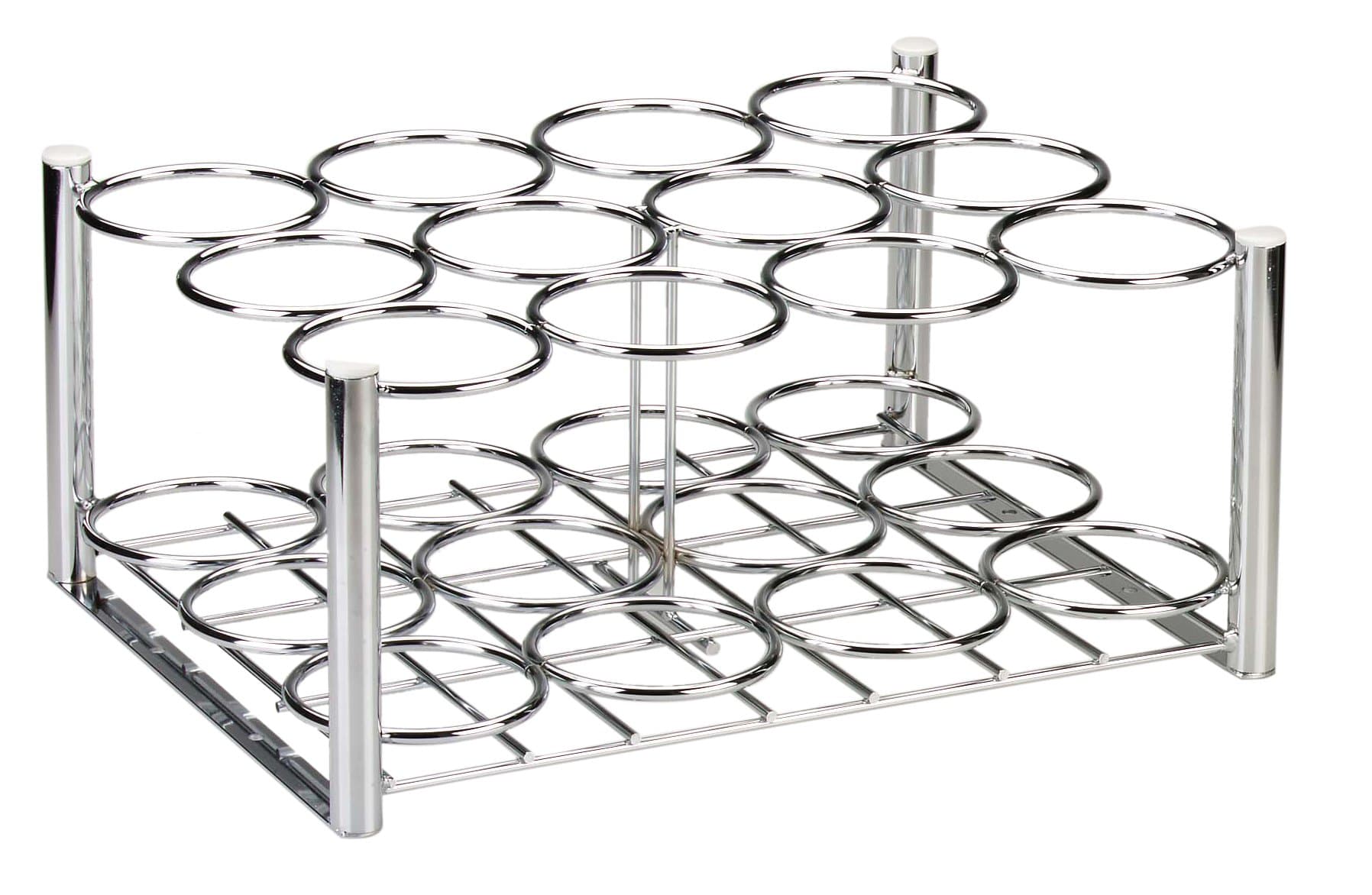 18112 Deluxe Oxygen Cylinder Rack, Chrome
