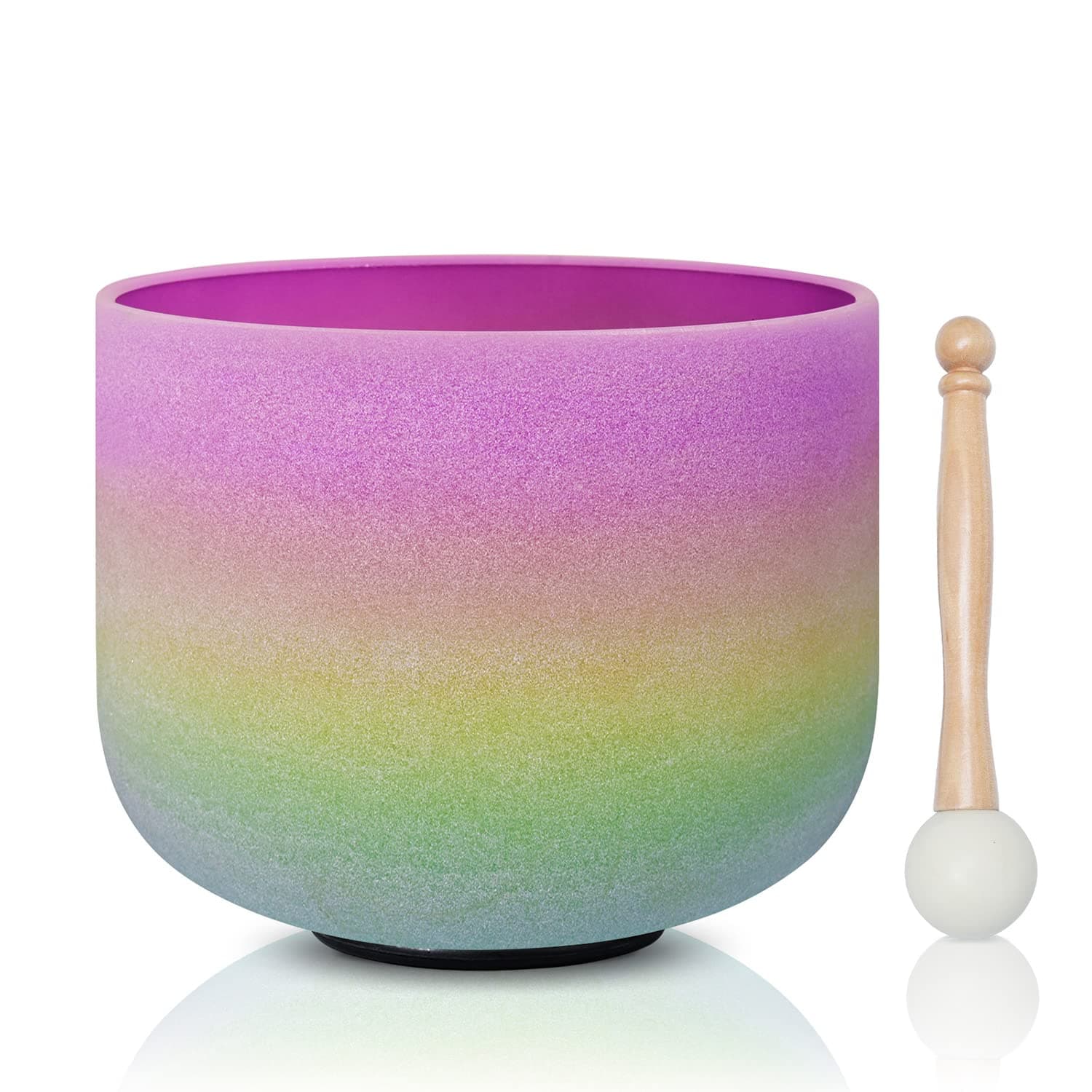 CVNC 8 Inch B Note Chakra Quartz Crystal Singing Bowl