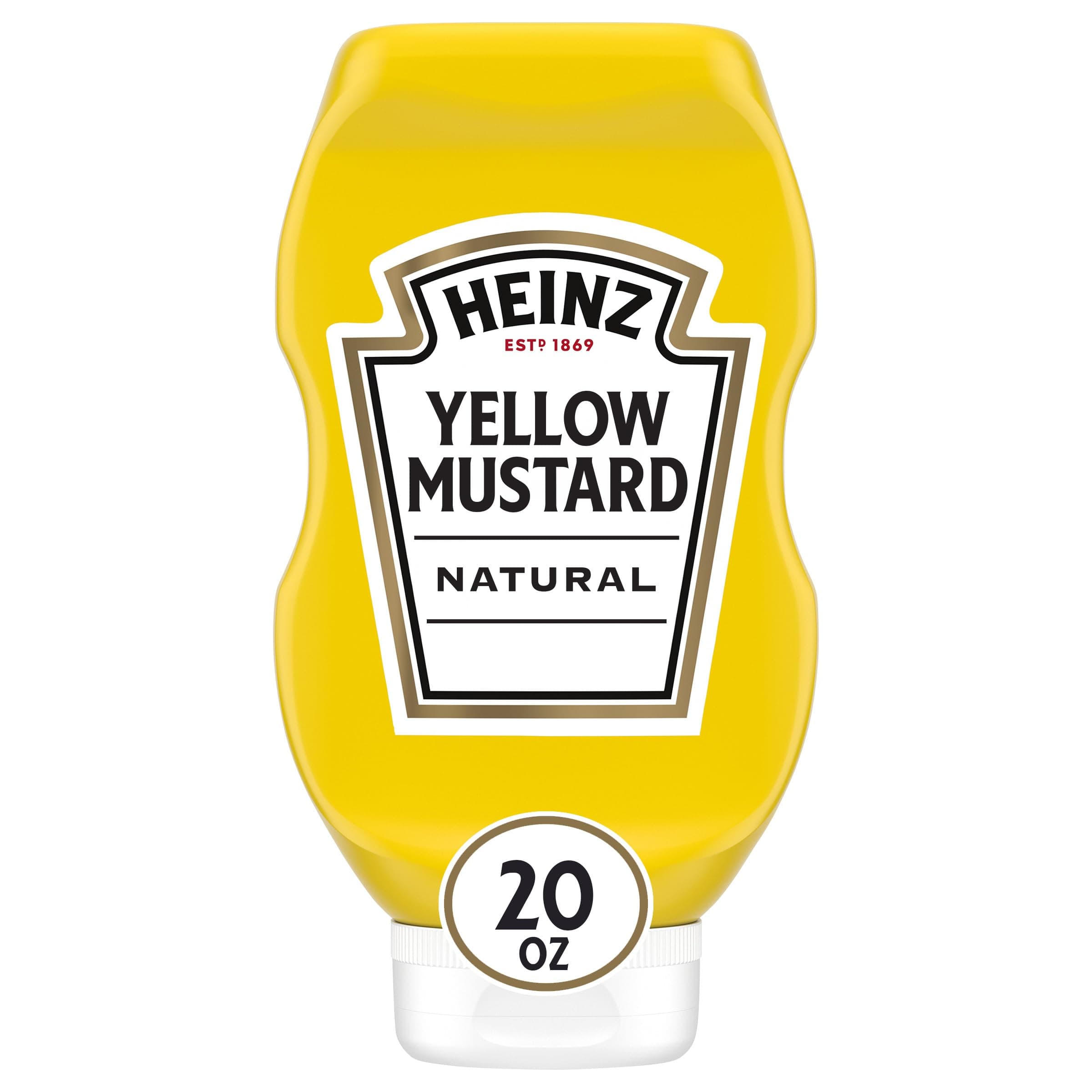 Heinz Yellow Mustard, 20 oz Bottle