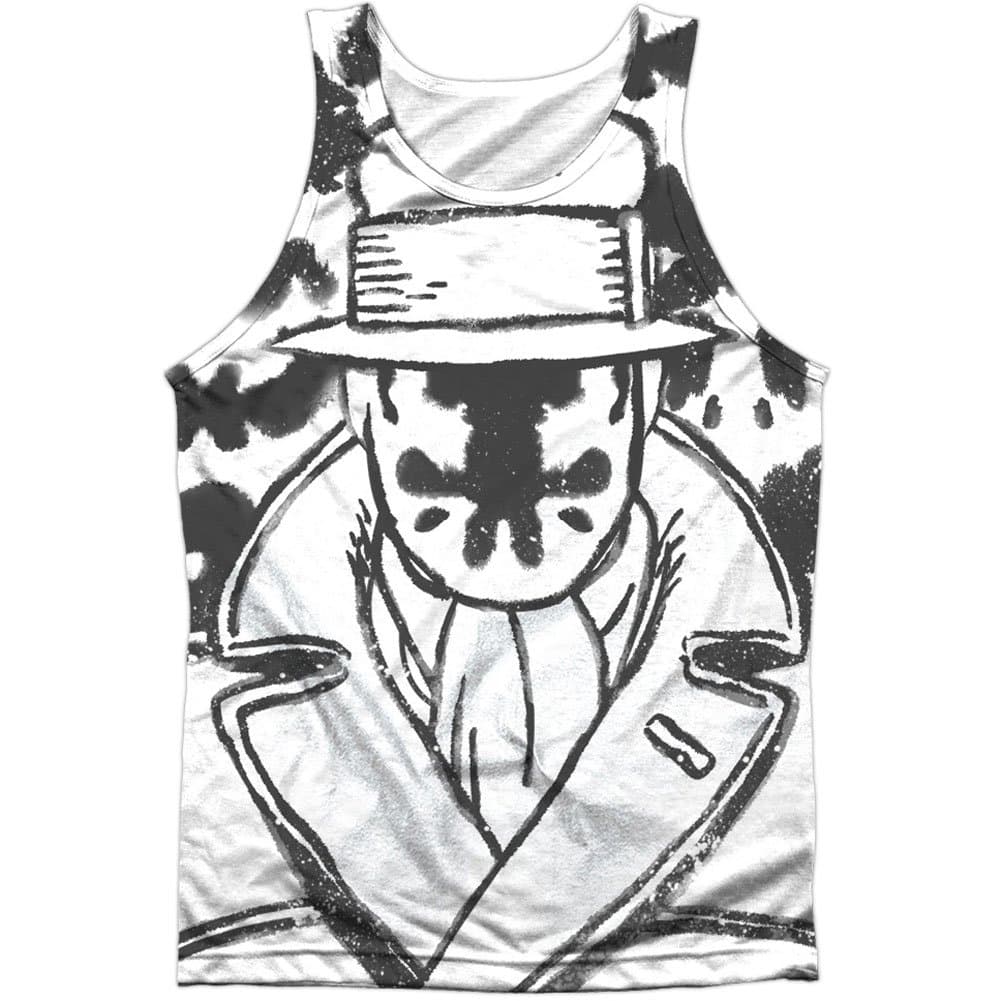 Tank Top: Watchmen- Rorschach Size XL