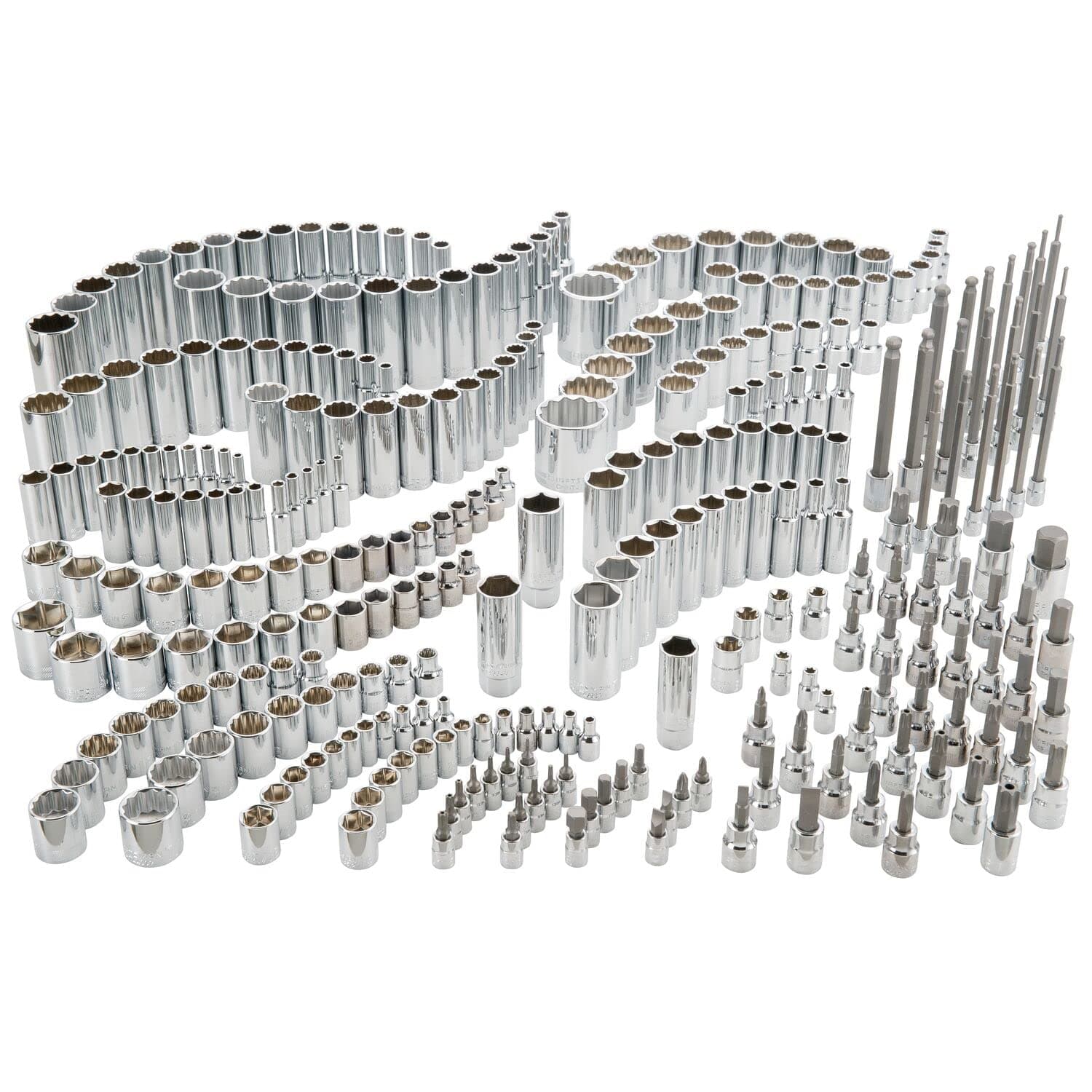CRAFTSMAN 299-Piece Socket Set, Includes Deep, Shallow Sockets, Hex, Torx, Slotted, Phillips Bits