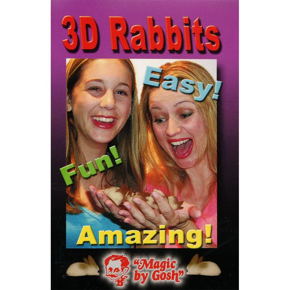 Multiplying 3D Rabbits - Sponge Magic Trick