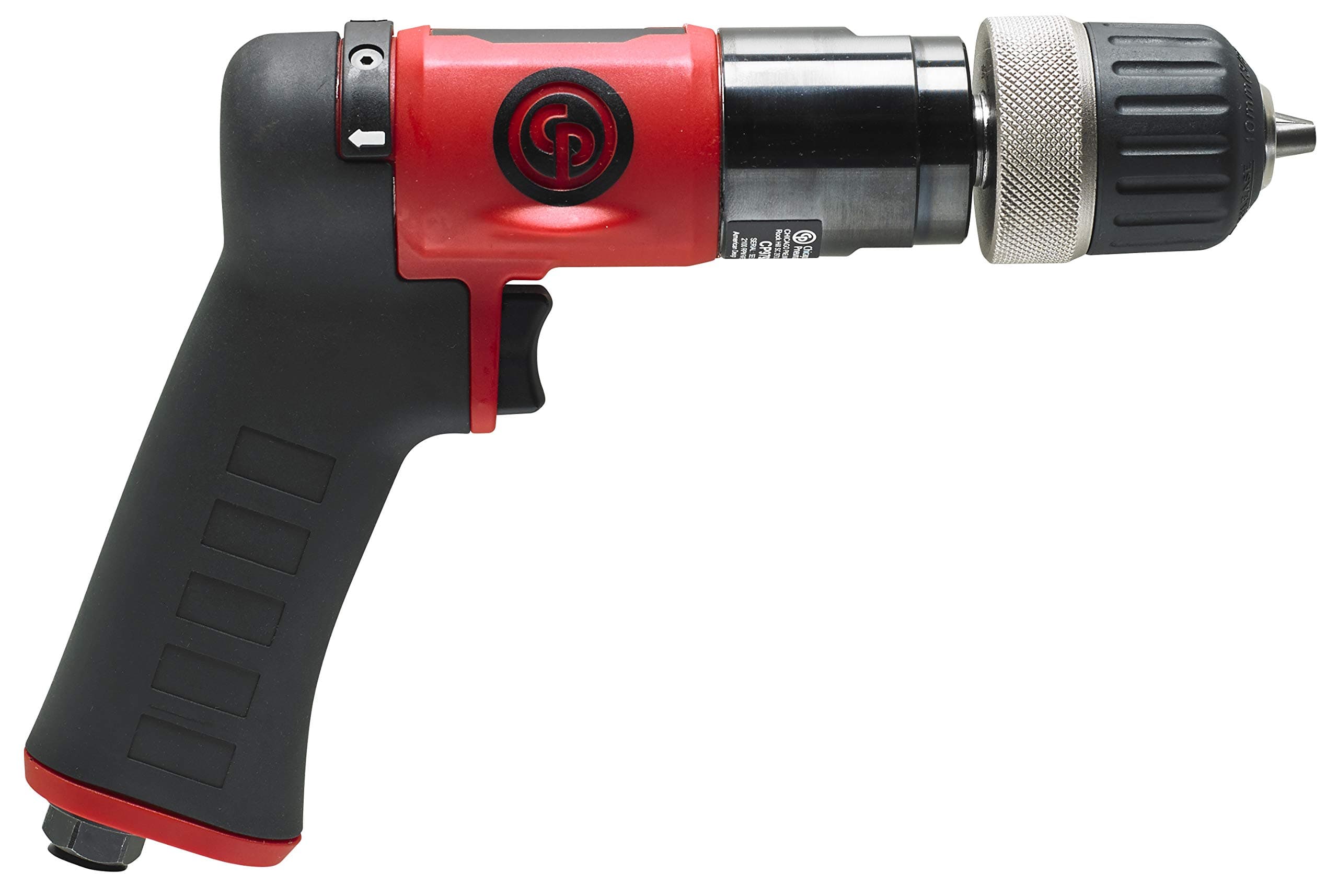 Chicago Pneumatic cp9287c - air power drill, hand drill, power tools & home improvement, 3/8 inch (10 mm), keyless chuck, pistol handle, 0.62 hp / 460 w, stall torque 4.1 ft. lbf / 5.5 nm - 3000 rpm