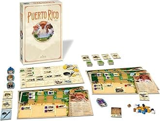 Puerto Rico 1897 Board Game - Strategic Gameplay for Kids and Adults | Enhanced with New Art and Storyline | Expanded Content for Increased Challenge | Ideal for Ages 12 and Up