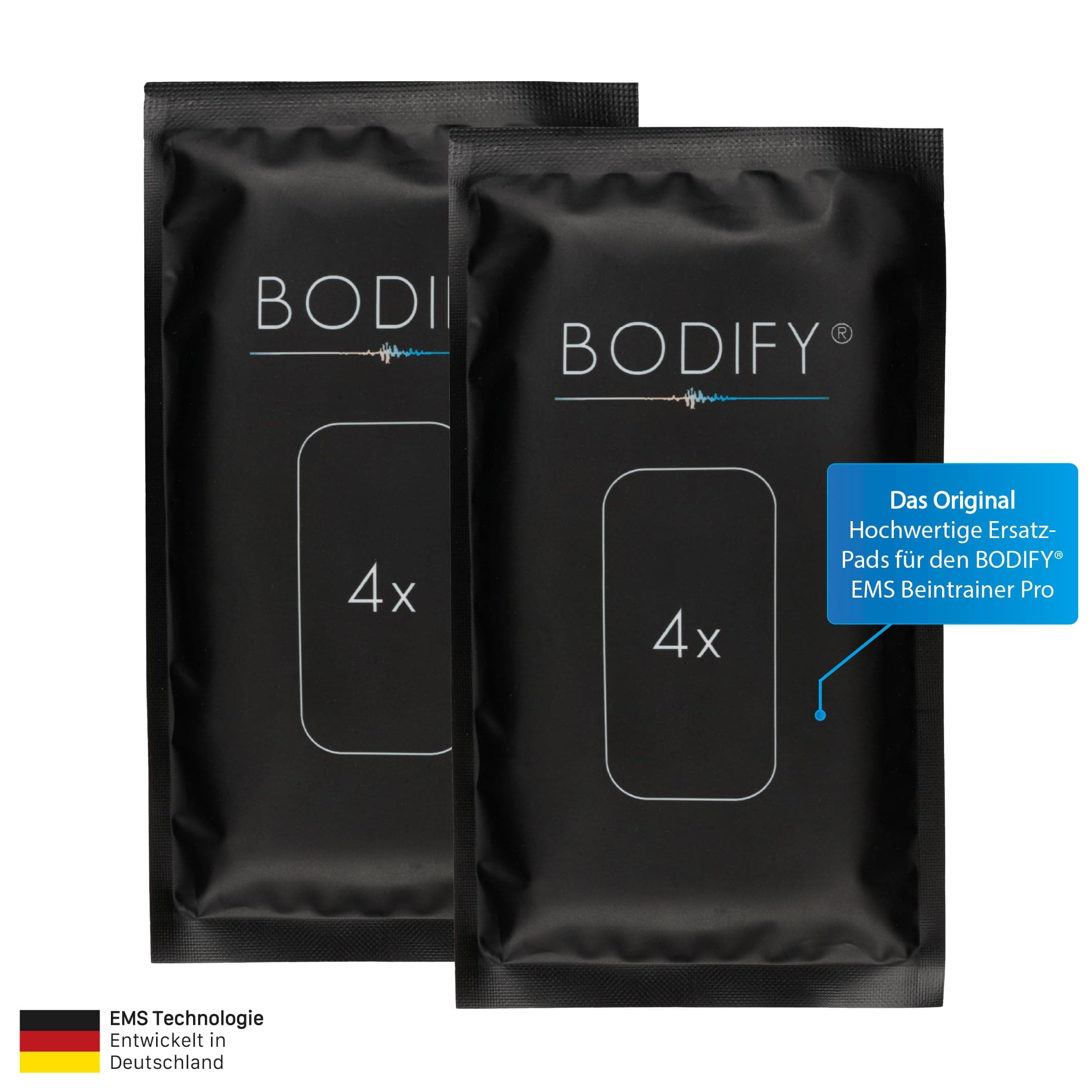 Bodify Original Replacement Pads Set of 2 (Without Controller) for EMS Leg Trainer Pro - Leg Muscle Trainer for Men and Women