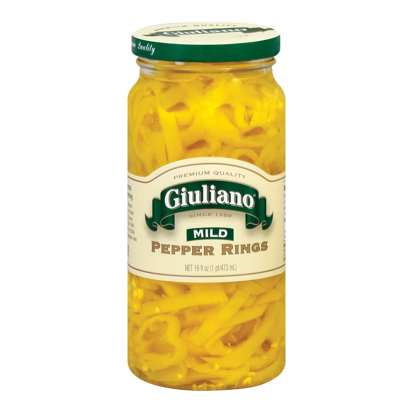 Mild Banana Pepper Ring, 16 Ounce - 6 per case.