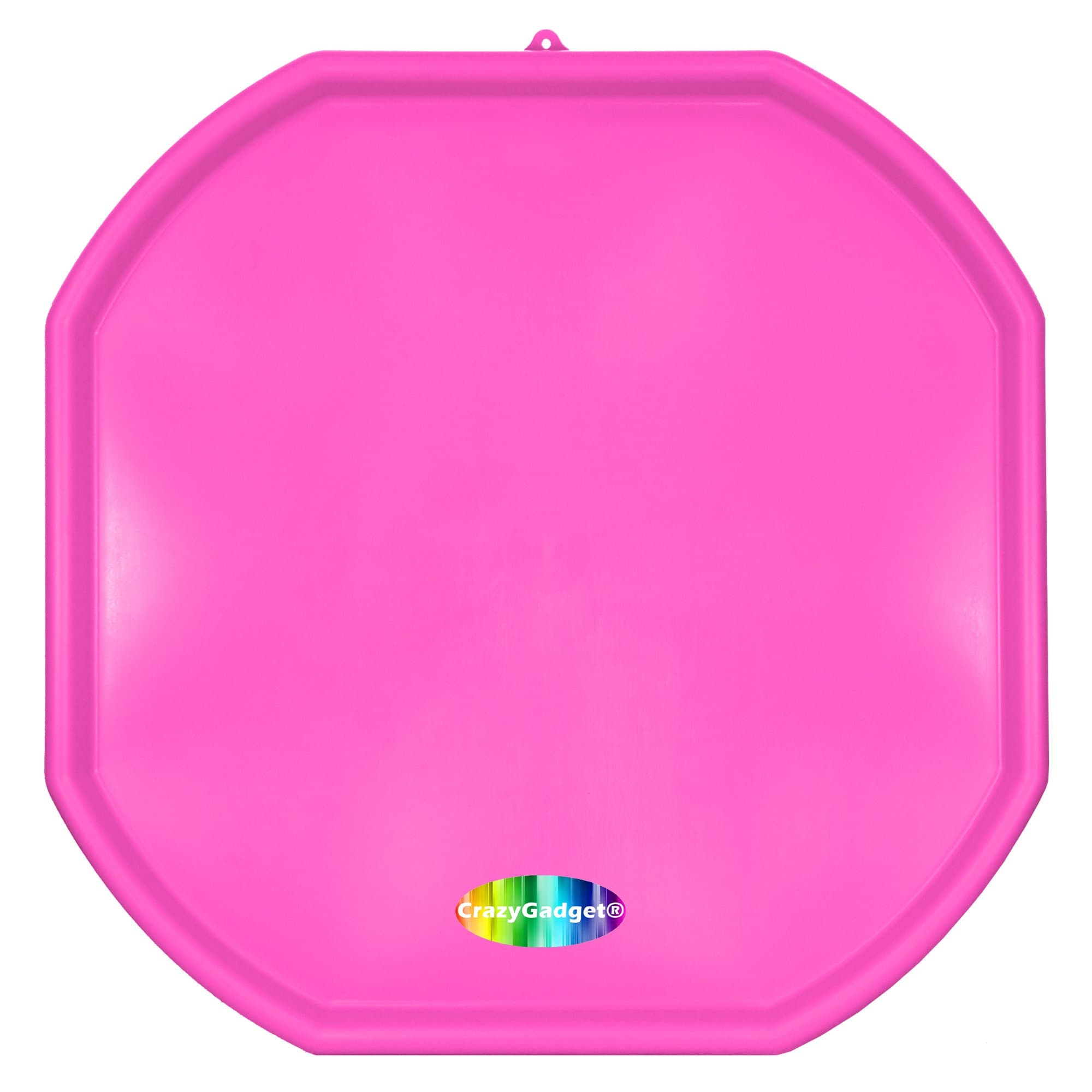 CrazyGadget® Plastic Builder Colour Mixing Tray Cement Mortar Sand Mix Plastering Mat Compost Tuff Spot Large - Made in UK (Pink)