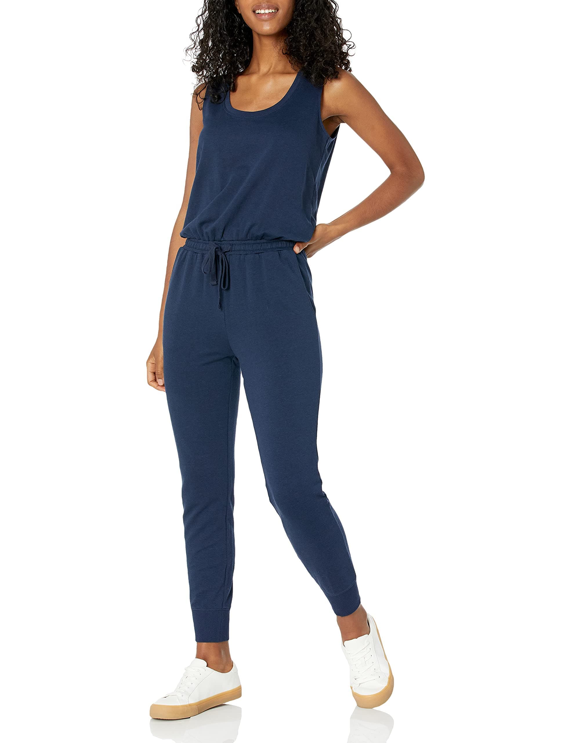 Amazon Essentialswomens Studio Terry Jumpsuit (Available in Plus Size)OEKO-TEX STANDARD 100