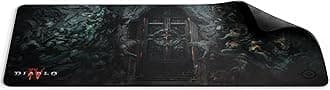 Gaming Mouse Pad Limited Edition Diablo IV Design Non-slip Rubber Base 35.4" x 15.7" x 0.16" QcK Diablo IV XXL 63426