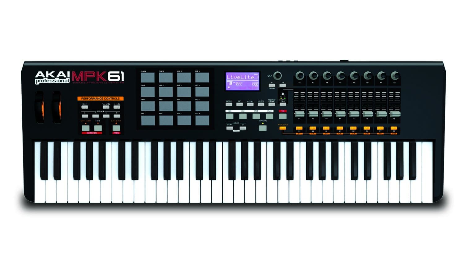 Akai Pro MPK61 USB MIDI Keyboard Controller