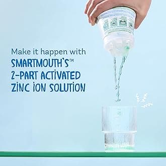 SmartMouth Activated Dry Mouth Mouthwash, Dry Mouth and Bad Breath Relief, Mint, 16 fl oz, 1 Pack