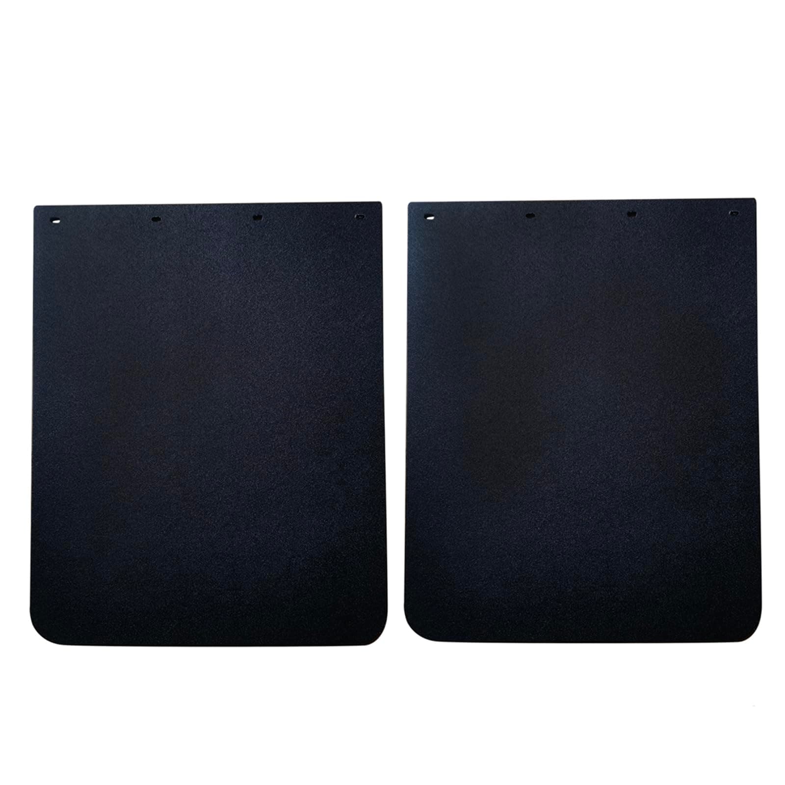 BHTOP 2 Pieces Polymer Mudflaps 24x30 Inch， Durable Black Mud Flap Universal Pair 1/4" Thick for Semi Truck Tractor Trailer
