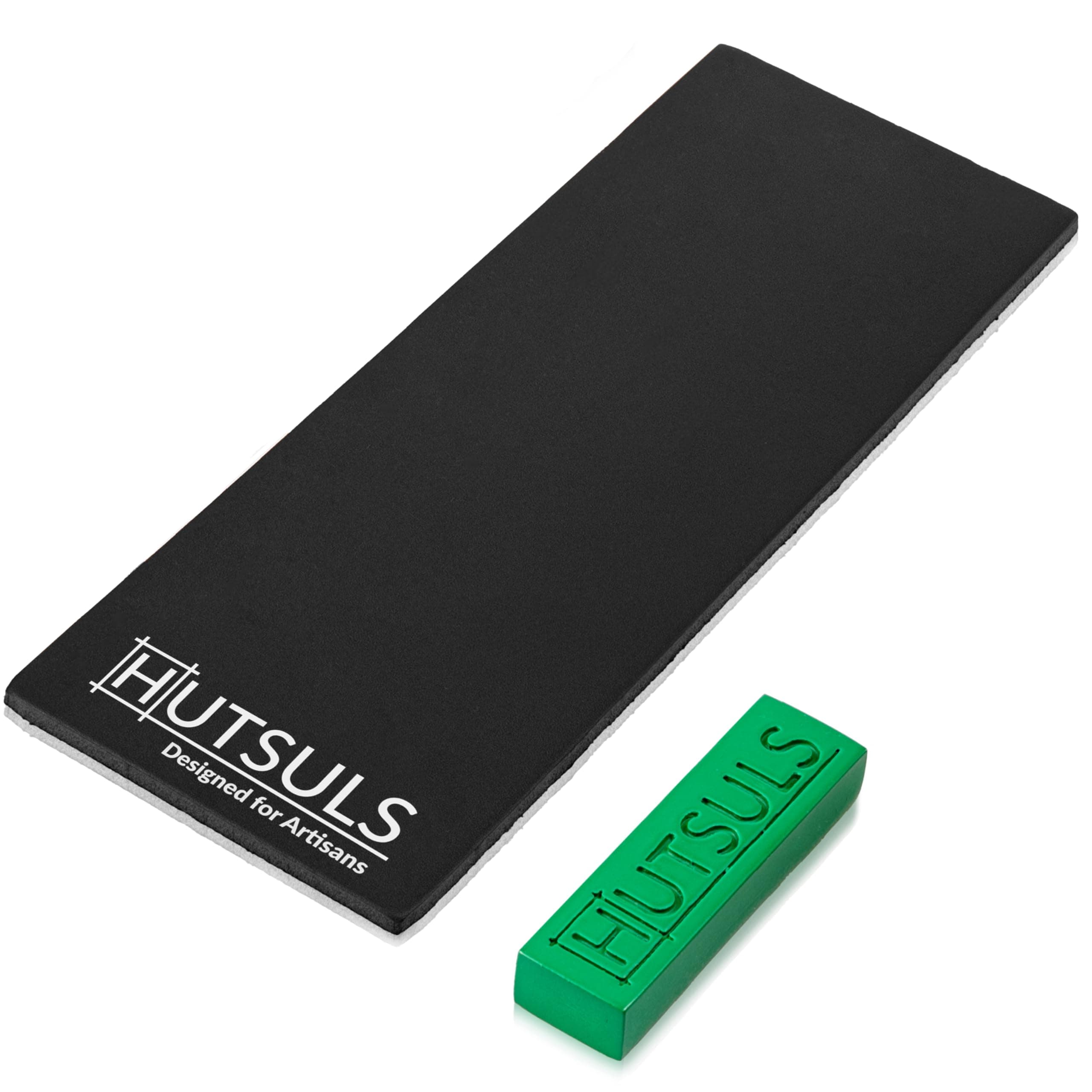 HUTSULS 3"x8" Black Leather Strop