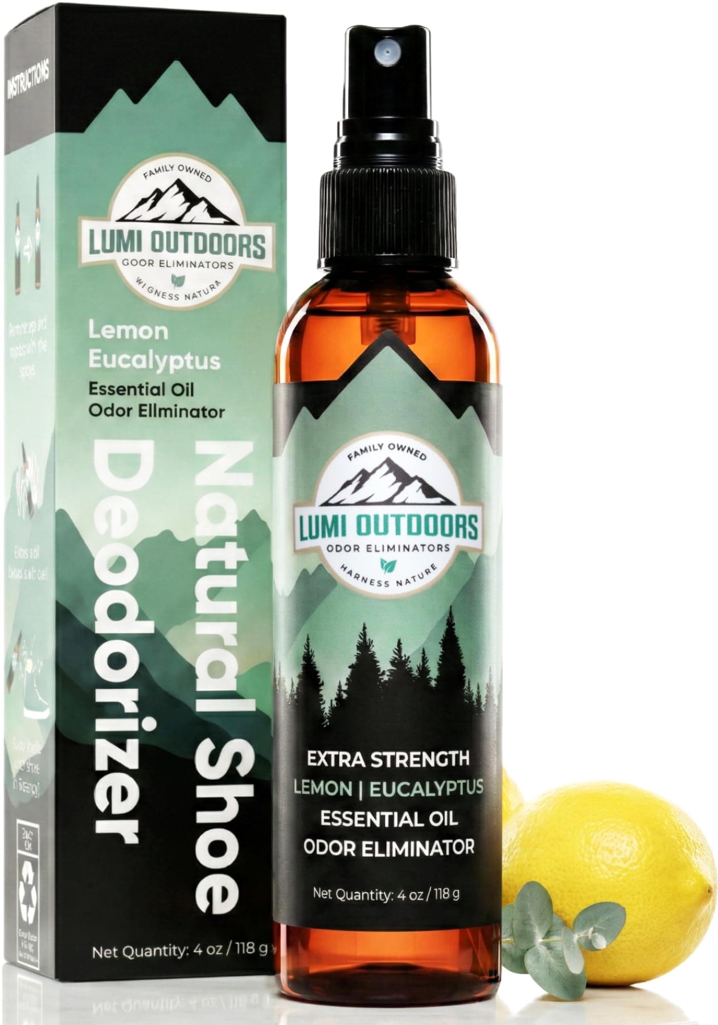 Natural Shoe Deodorizer Spray