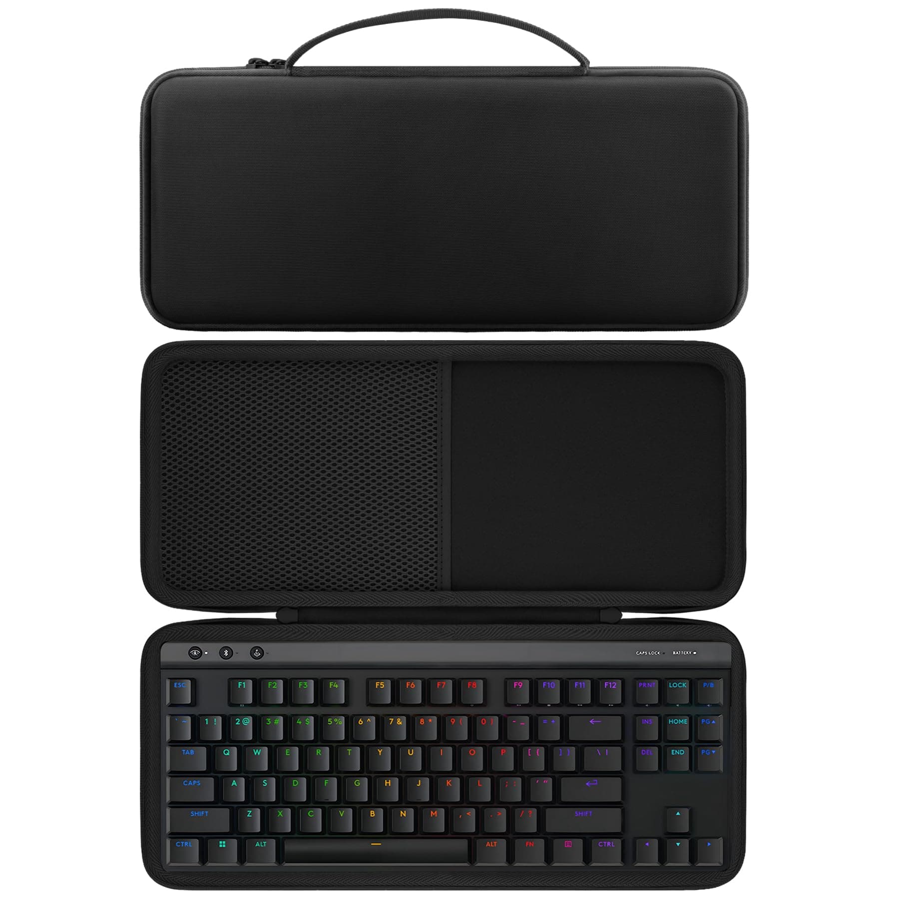 Case Hard Case for Logitech G 515 TKL/G 915 TKL Tenkeyless Lightspeed Wireless RGB Mechanical Gaming Keyboard (Case Only, Keyboard Not Included)