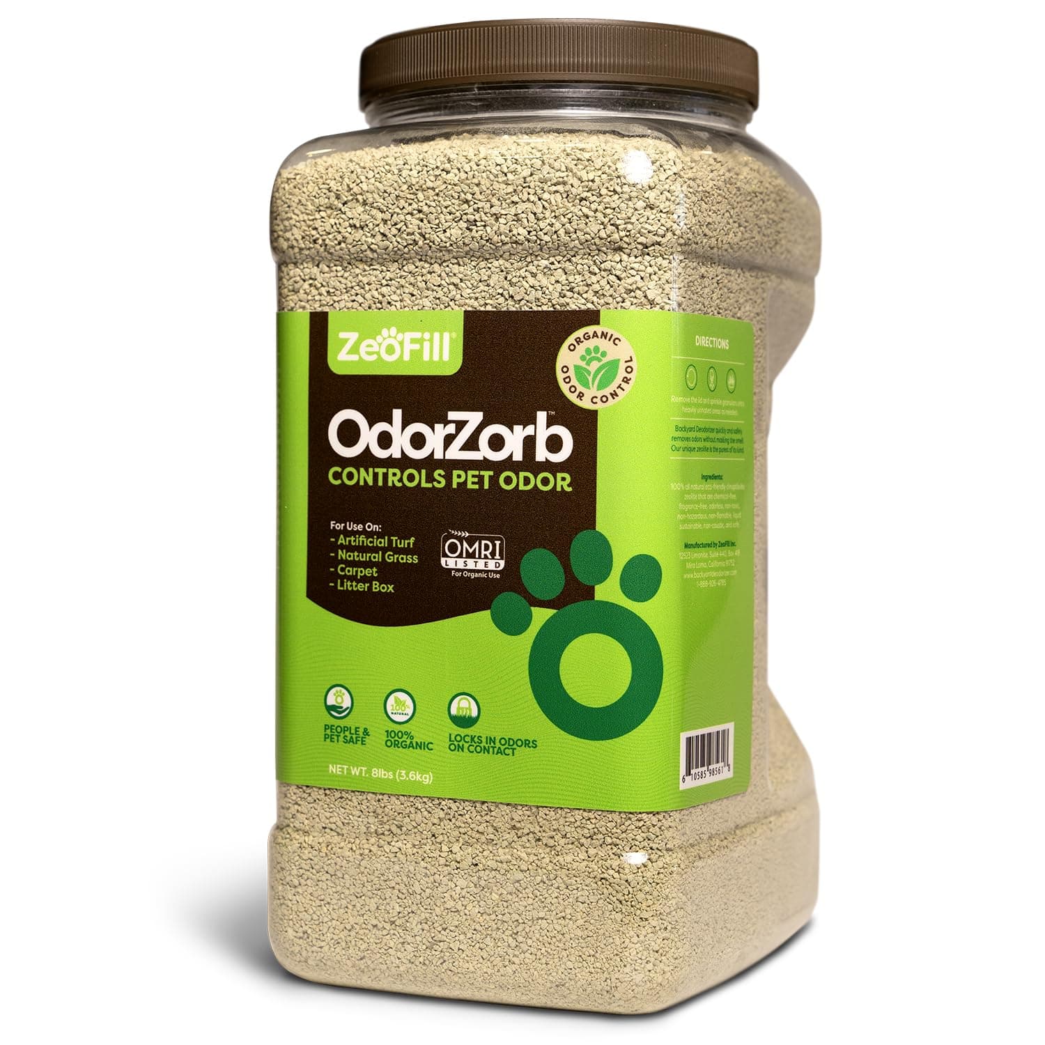 Zeofill Backyard Deodorizer 8 LBS (3.6 KG)