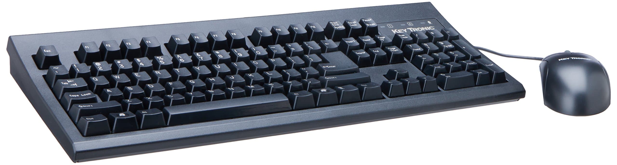 Combo 104KEY PS2 Keyboard & Optical Scroll Mouse Black Pc