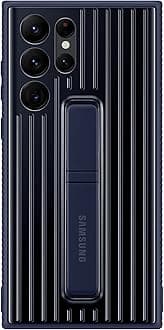 Samsung Electronics Galaxy S22 Ultra Protective Standing Cover, High Protection Phone Case, 2 Detachable Kickstands, 2 Viewing Angles, US Version, Lavender,EF-RS908CNEGUS