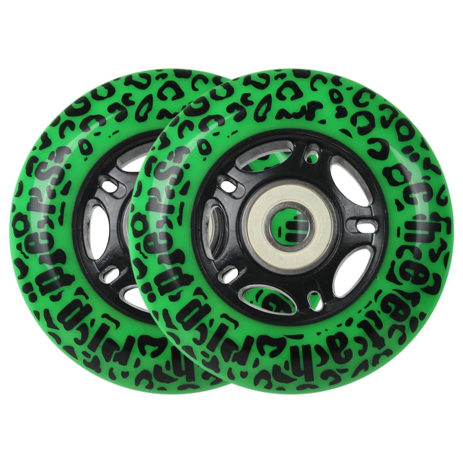 GREEN CHEETAH Wheels for RIPSTICK ripstik wave board ABEC 9 76MM 89A OUTDOOR Model: DECK
