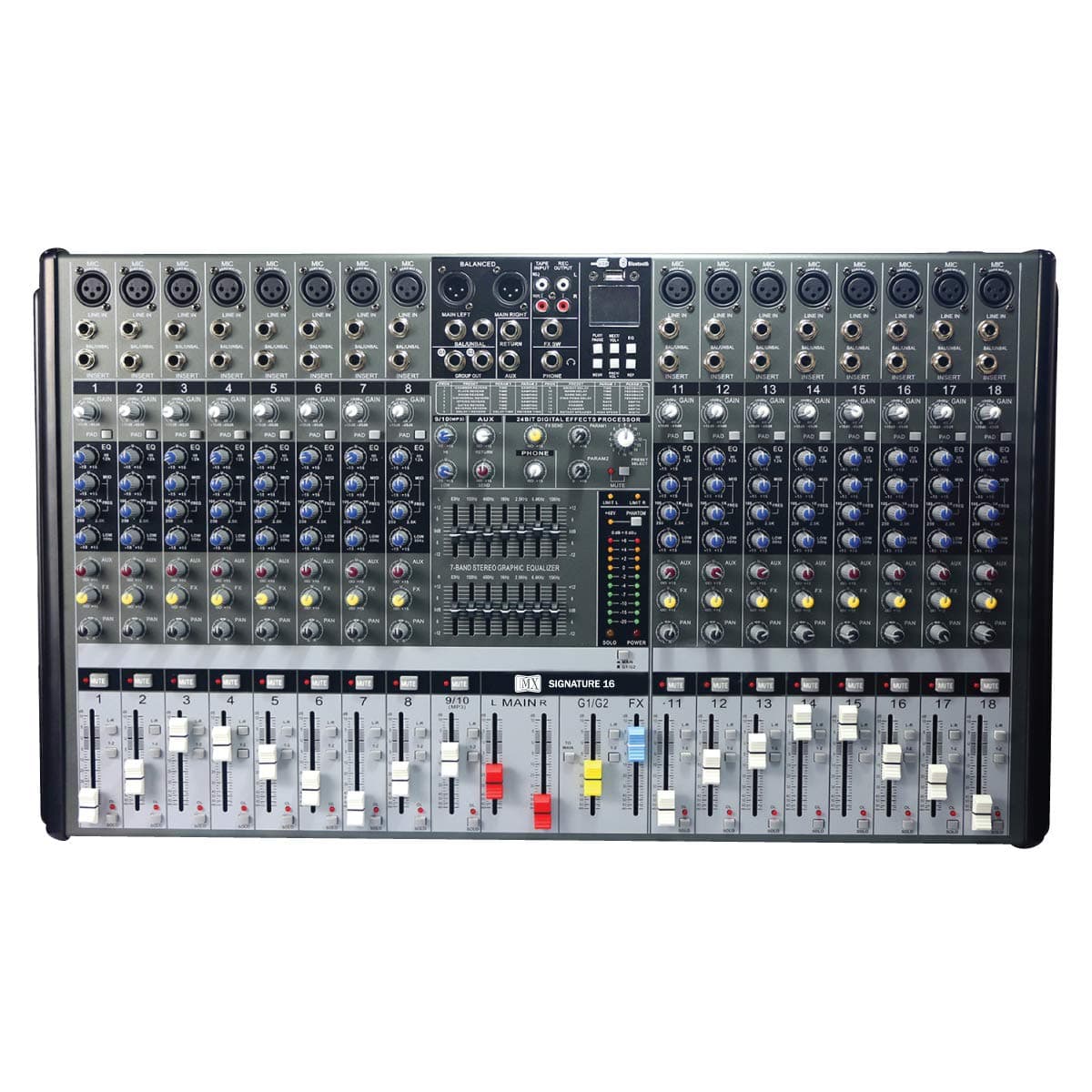 Maxcart Live Audio Mixer with 16 Channel Input