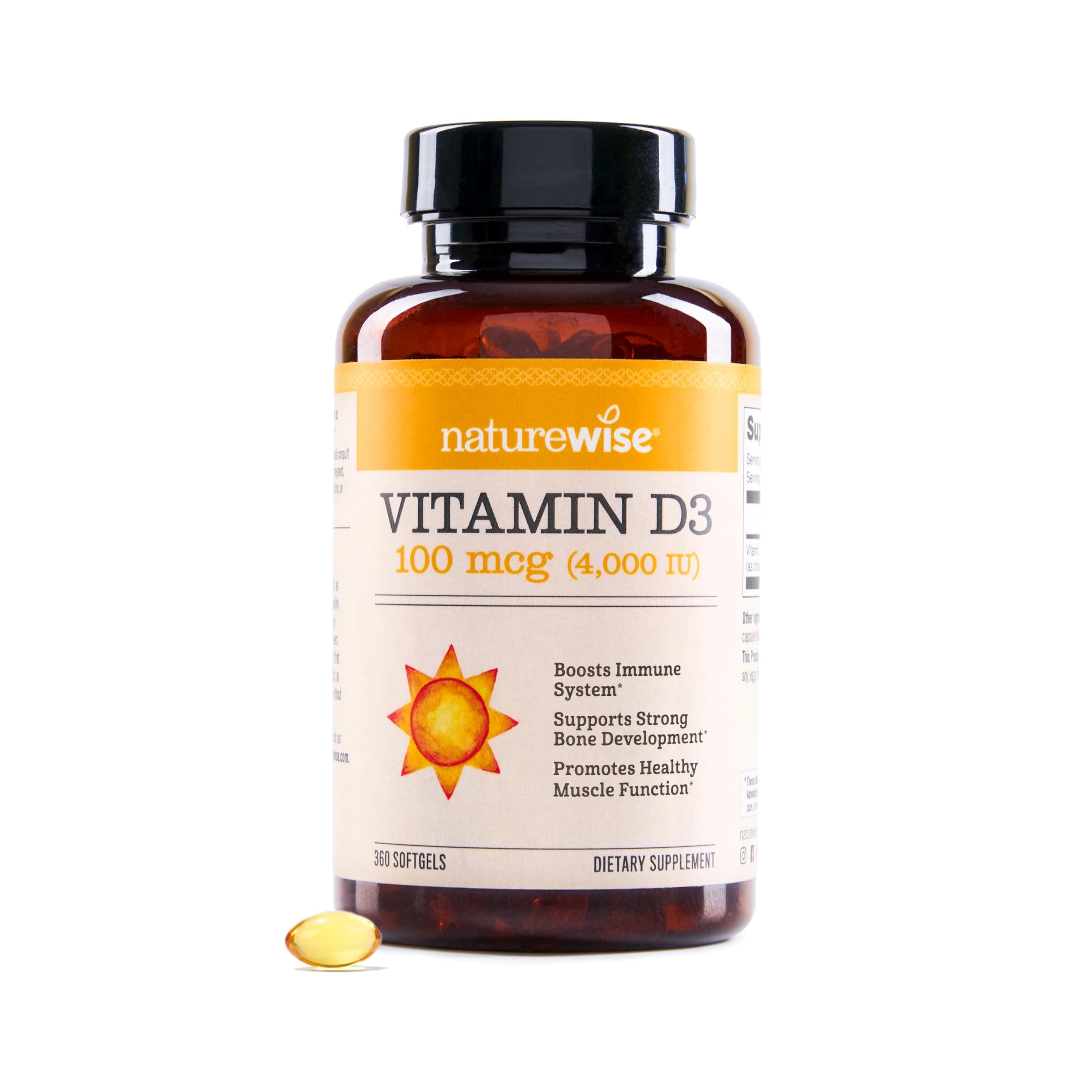 NatureWise Vitamin D3 4000iu (100 mcg)